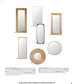 Anteprima del volantino Volantino Maisons du Monde	 valido a partire dal 12.02.2026 | Pagina: 131 | Prodotti: Specchio