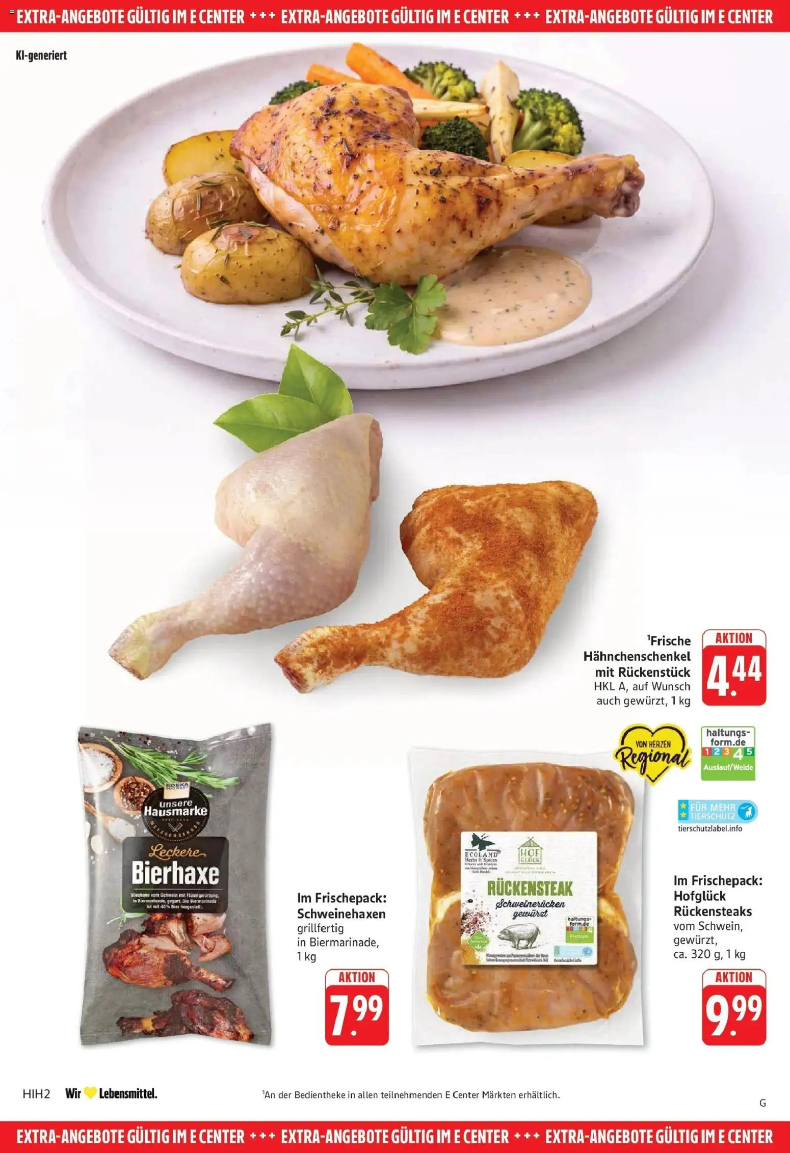 Edeka Prospekt Göppingen (ab 07.09.2026) » Angebote Online | Seite: 22 | Produkte: Met, Hahnchenschenkel, Bier, Schweinerucken