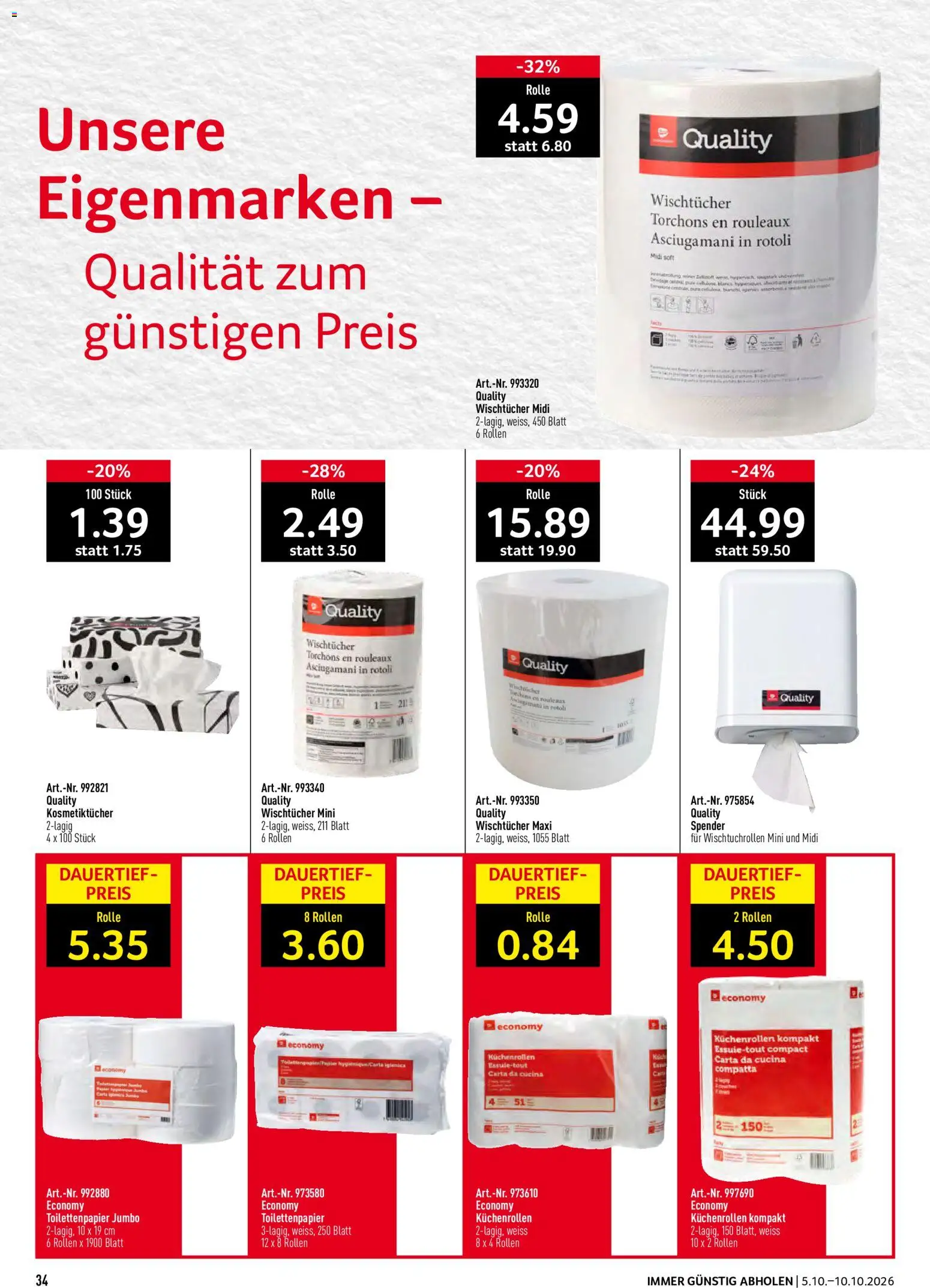 Prodega aktionen – gültig ab 05.10.2026 | Seite: 34