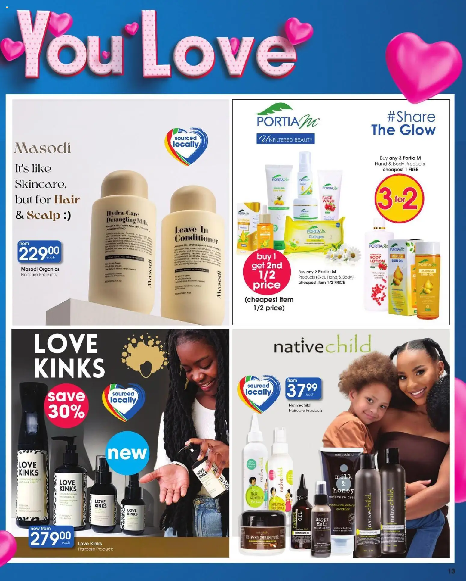 New Clicks catalogue – valid from 11/08/2026 | Page: 13 | Products: Milk, Conditioner, Cream, Lotion