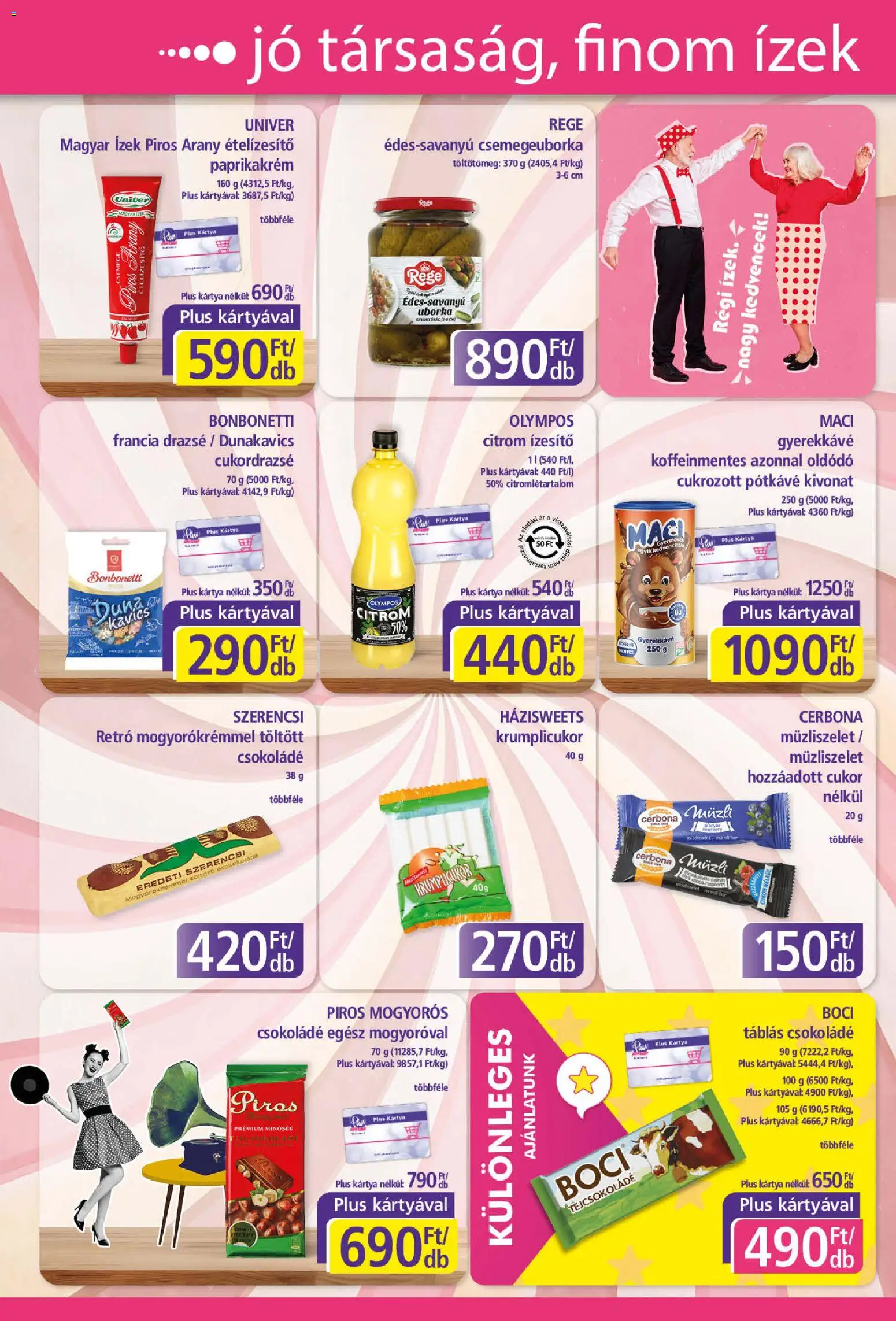 Plus Market akciós ujság - amely érvényes a következő dátumtól: 2026.09.17. | Oldal: 6 | Termékek: Kavics, Tejcsokoládé, Univer, Citrom