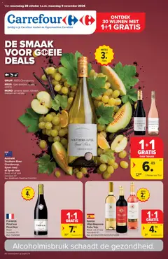 Carrefour - Catalogus Wijnfestival - Voorbeeld van een folder van Carrefour, geldig van 28/10/2026