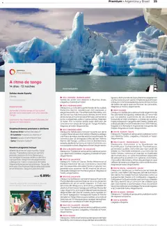 Vista previa Viajes El Corte Inglés Argentina y Brasil válido desde el 01/06/2026 | Página: 25 | Productos: Salón, Bebidas, Navegación, Agua