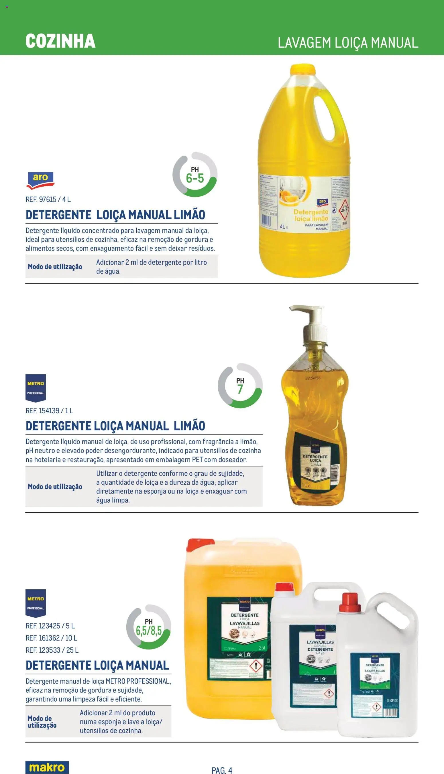 Makro Especial Limpeza 2026 │ válido de 20.05.2026 | Página: 4 | Produtos: Agua, Fragrância, Esponja, Detergente