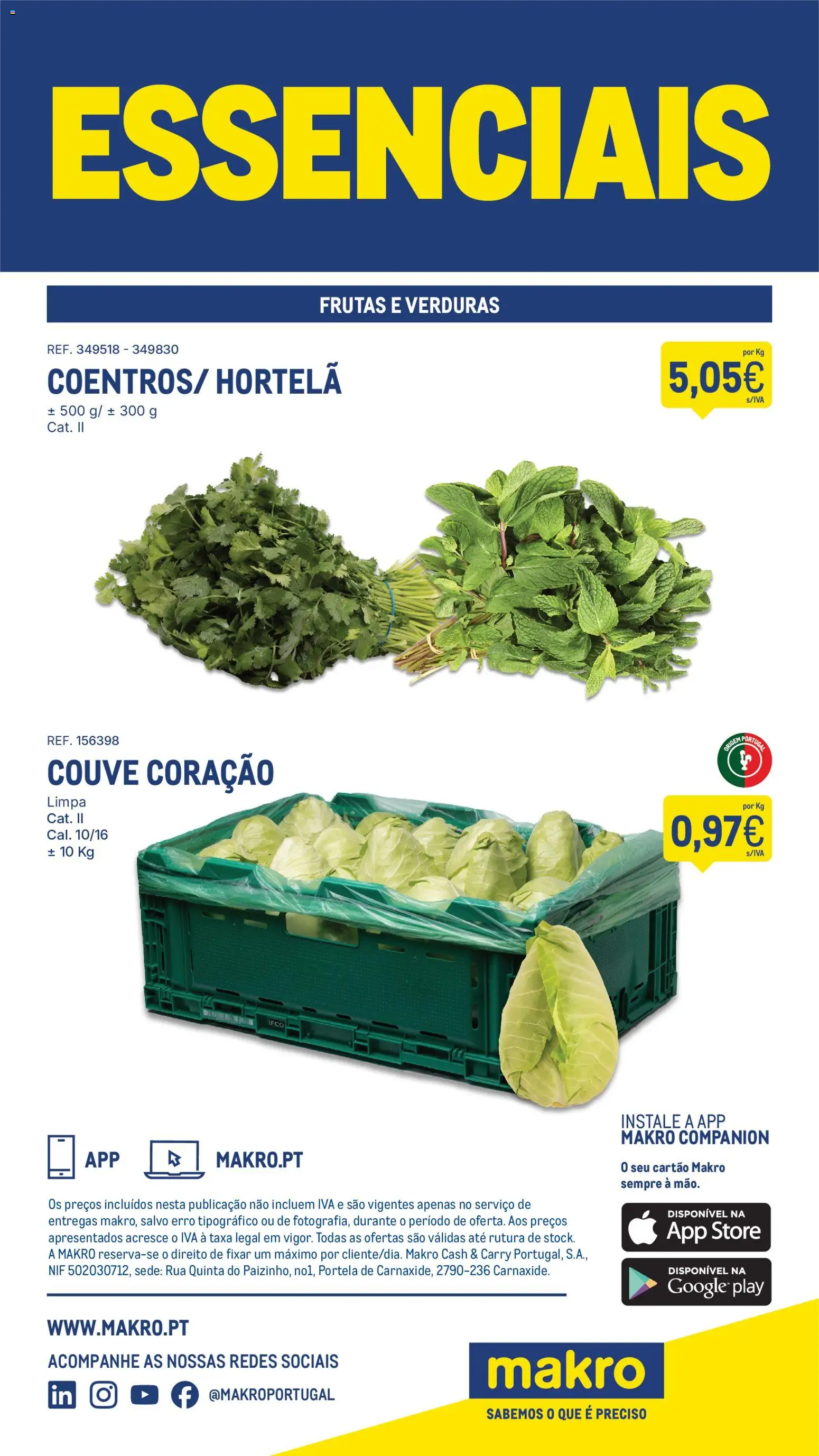 Makro Folheto Delivery │ válido de 12/10/2026 | Página: 4 | Produtos: Hortelã, Frutas, Couve