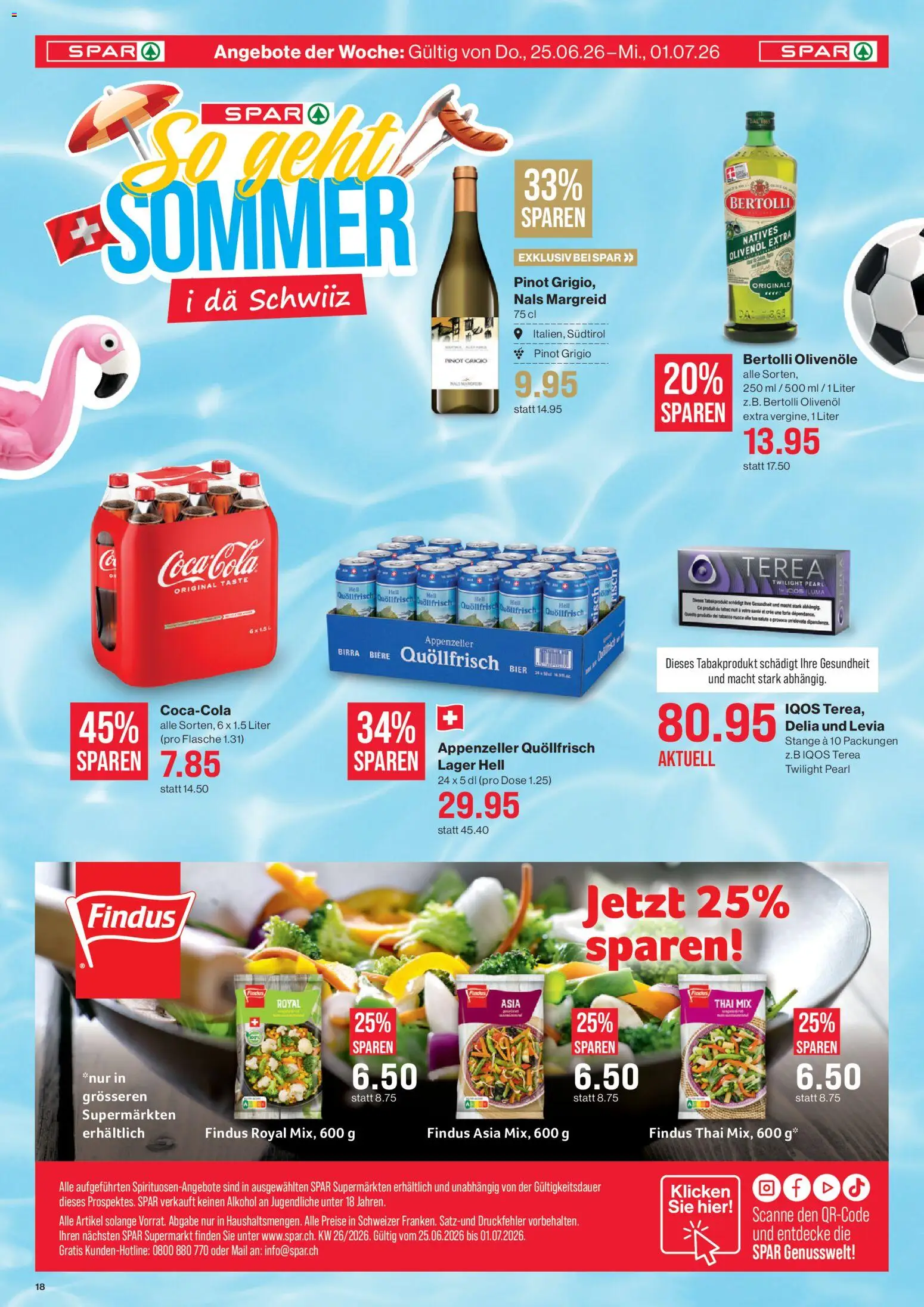 SPAR aktionen – gültig ab 25.06.2026 | Seite: 18 | Produkte: Bier