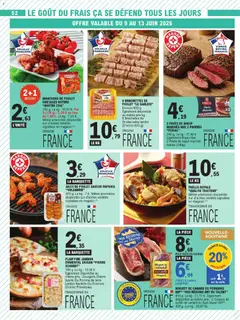 E.Leclerc - Prévisualisation de E.Leclerc catalogue Surgelés valide à partir de 09.06.2026 | Page: 52 | Produits: Magret de canard, Paprika, Raclette, Viande
