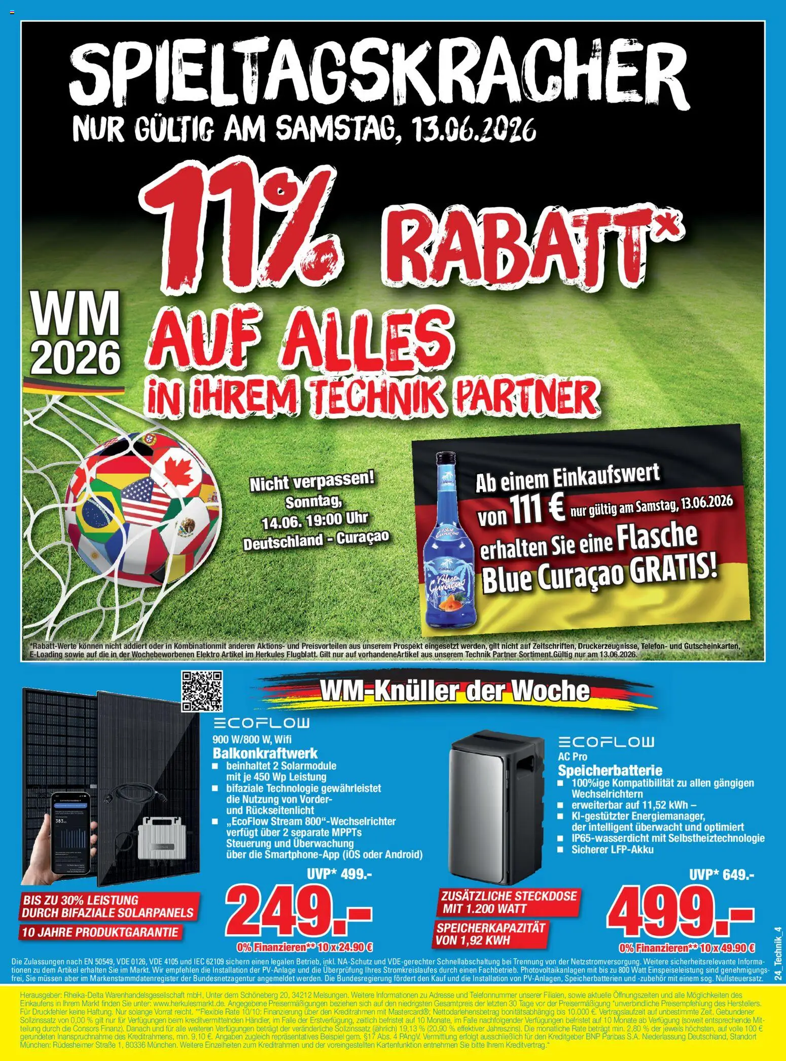 HERKULES Technik Partner – gültig ab 08.06.2026 | Seite: 4 | Produkte: Steckdose, Telefon, Uhr