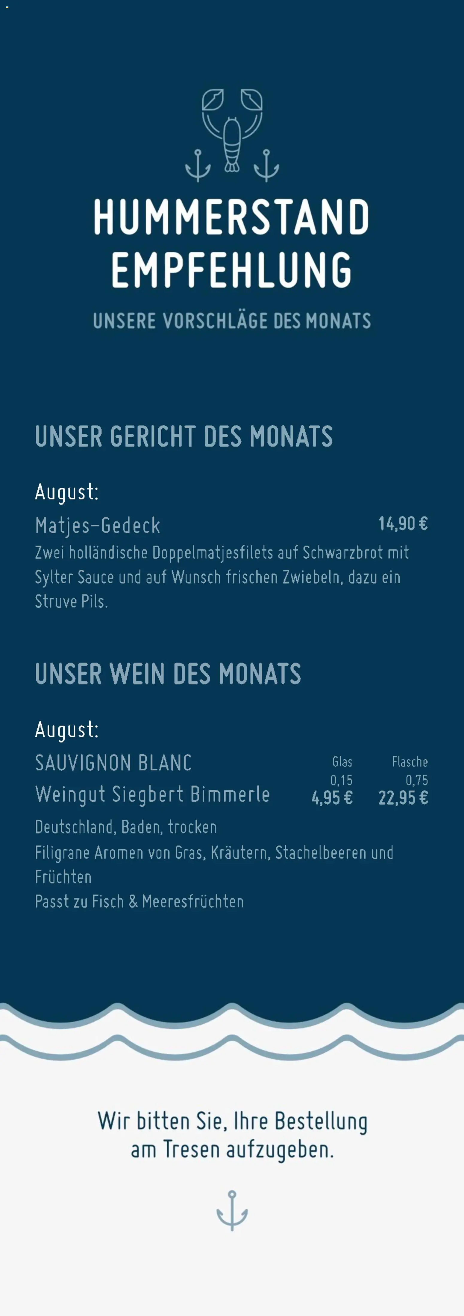 Edeka Struve Hummerstand – gültig ab 01.08.2026 | Seite: 2 | Produkte: Fisch, Wein