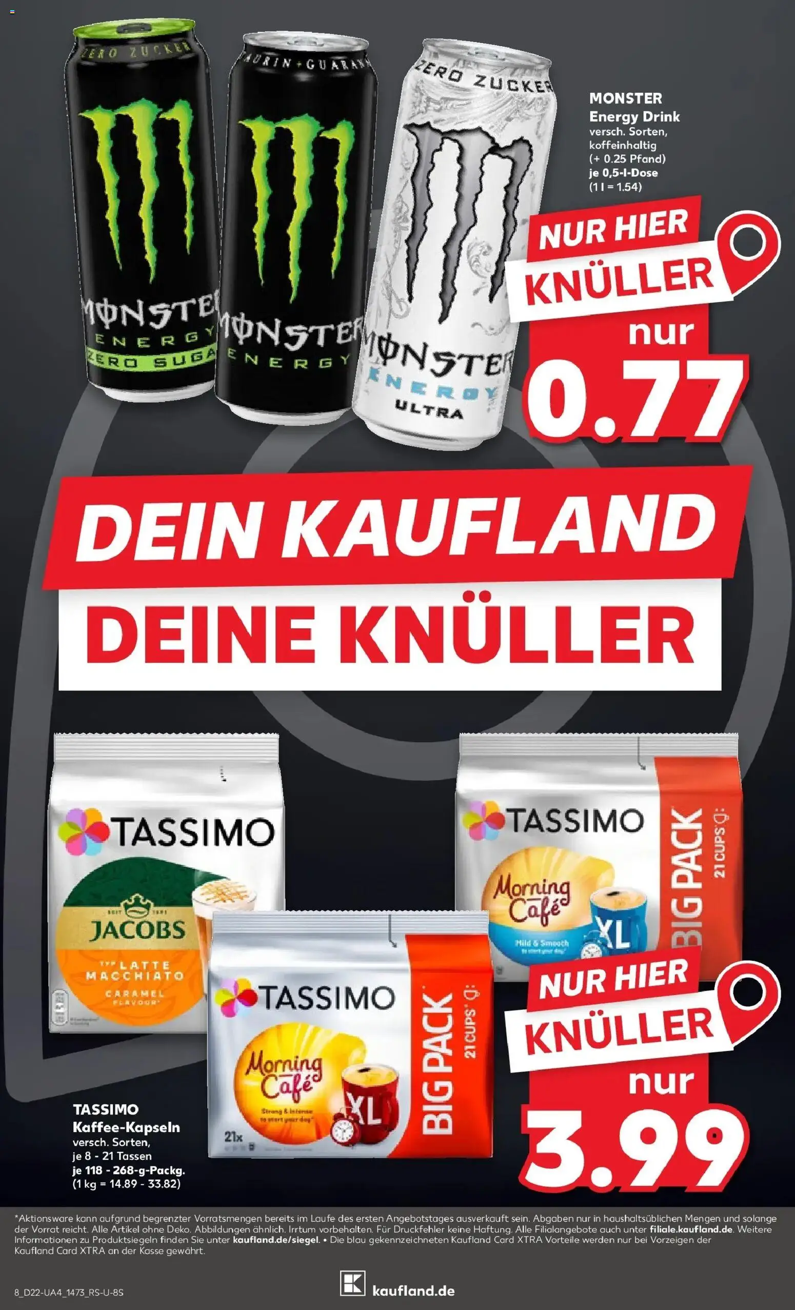 Kaufland Prospekt Herzberg (Elster) – gültig ab 26.05.2026 | Seite: 13 | Produkte: Energy, Monster, Zucker, Tassimo