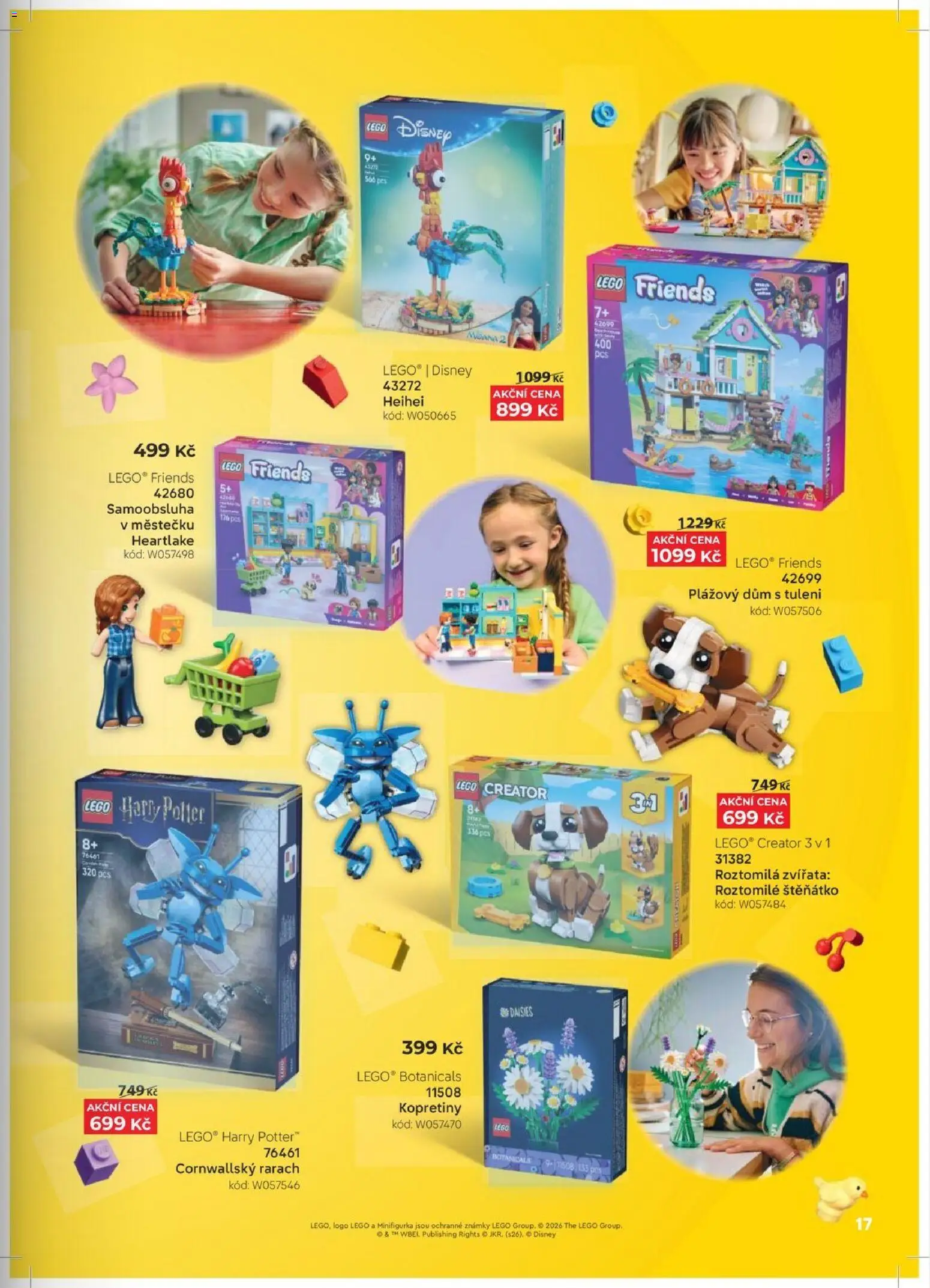 Wiky katalog od 03.06.2026 | Strana: 17 | Produkty: LEGO, Známky, Lego Friends, Harry Potter