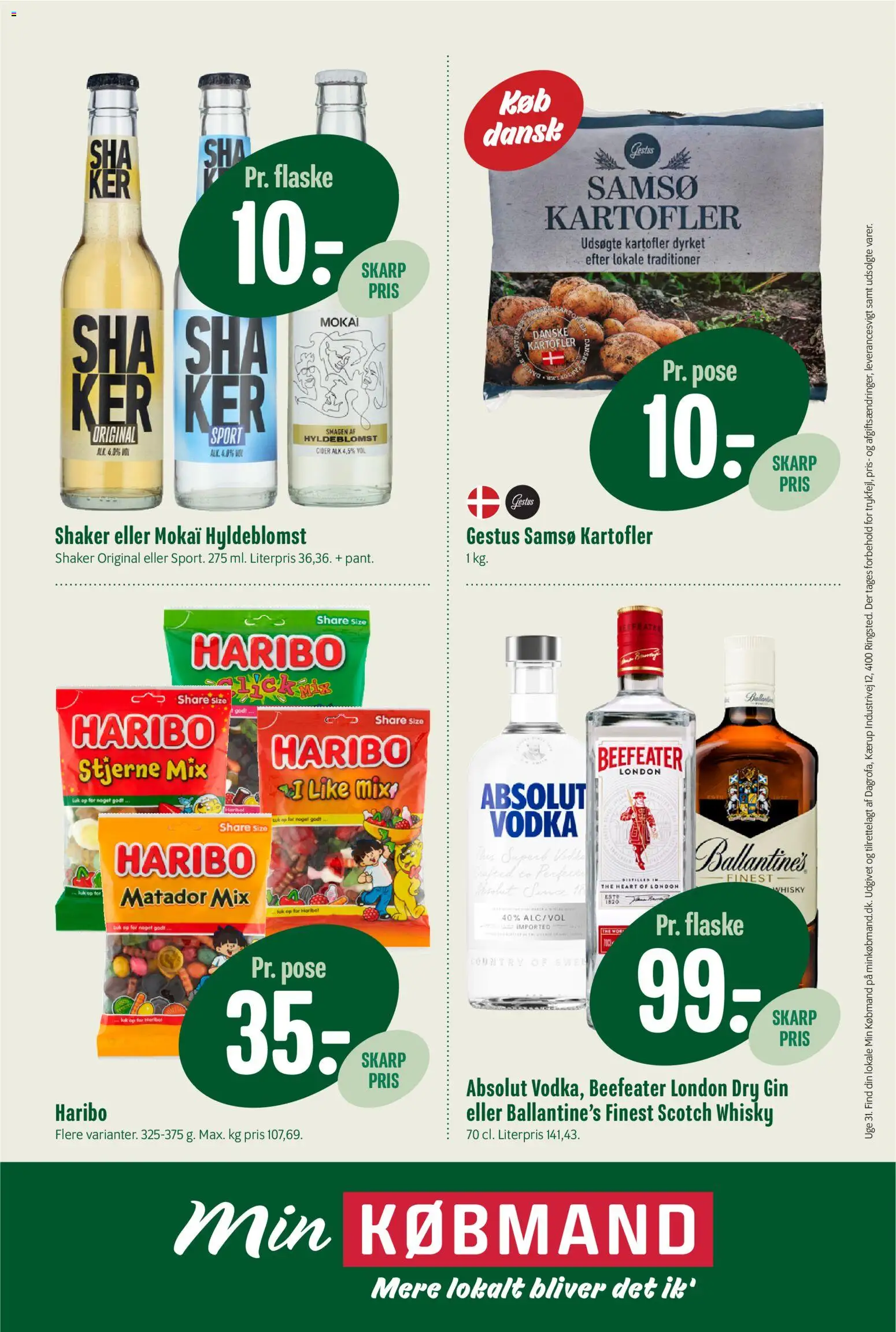 Min Købmand tilbudsavis – gyldig fra 24/07/2026 | Side: 14 | Produkter: Gin, Vodka, Whisky, Cider