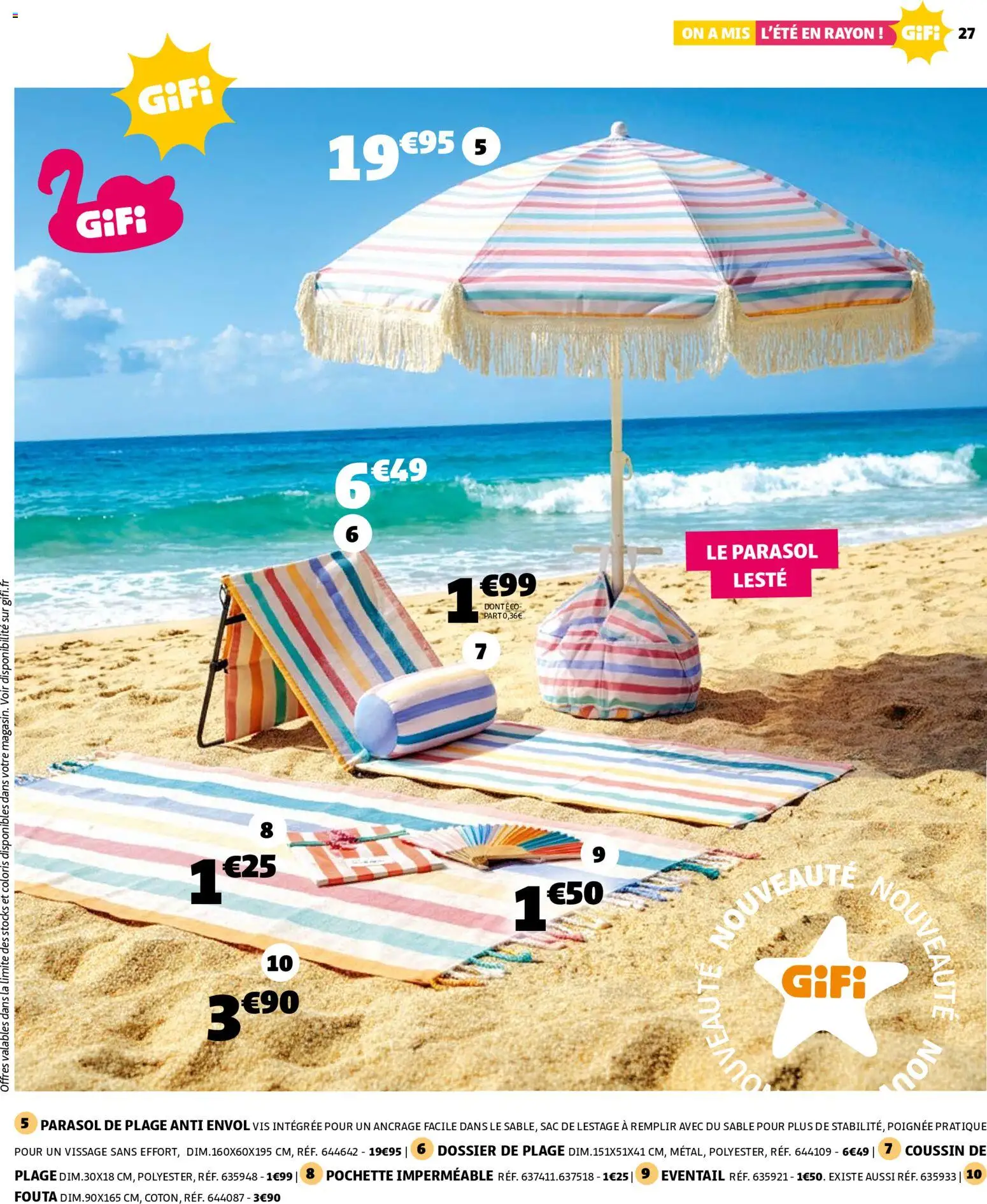 {H1} | Page: 27 | Produits: Sac, Éventail, Parasol