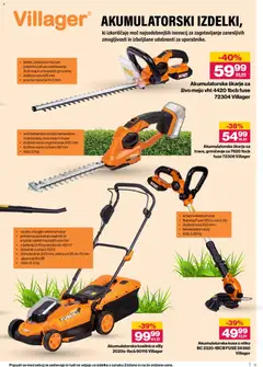 Mercator katalog akcije – veljaven od 13.05.2026 | Stran: 11 | Izdelki: Baterija, Teza, Kosilnica, Škarje za živo mejo