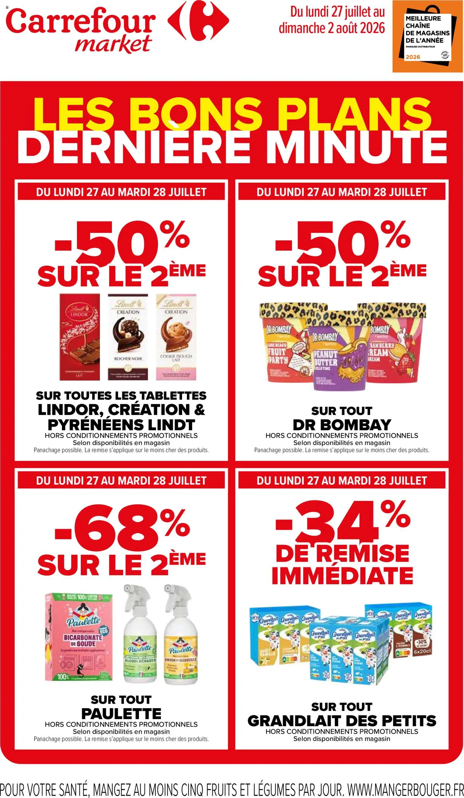 {H1} | Page: 1 | Produits: Lait, Lindt