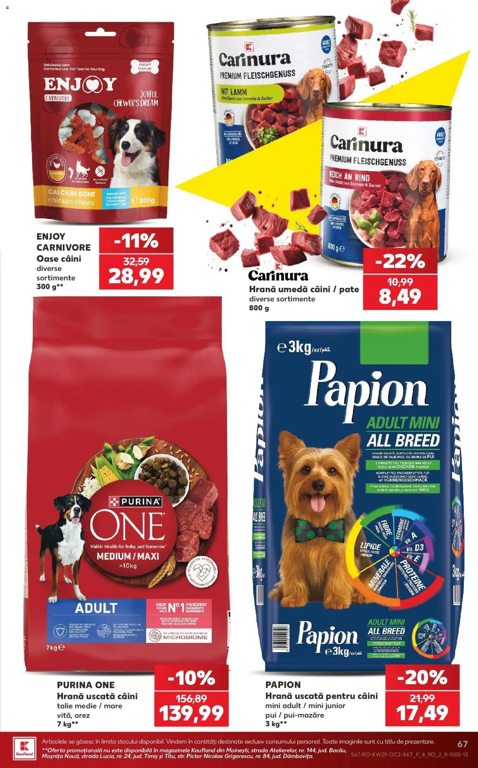 Noul catalog Kaufland – valabil de la 15.07.2026 | Pagină: 67 | Produse: Premium, Proteine, Pui, Orez