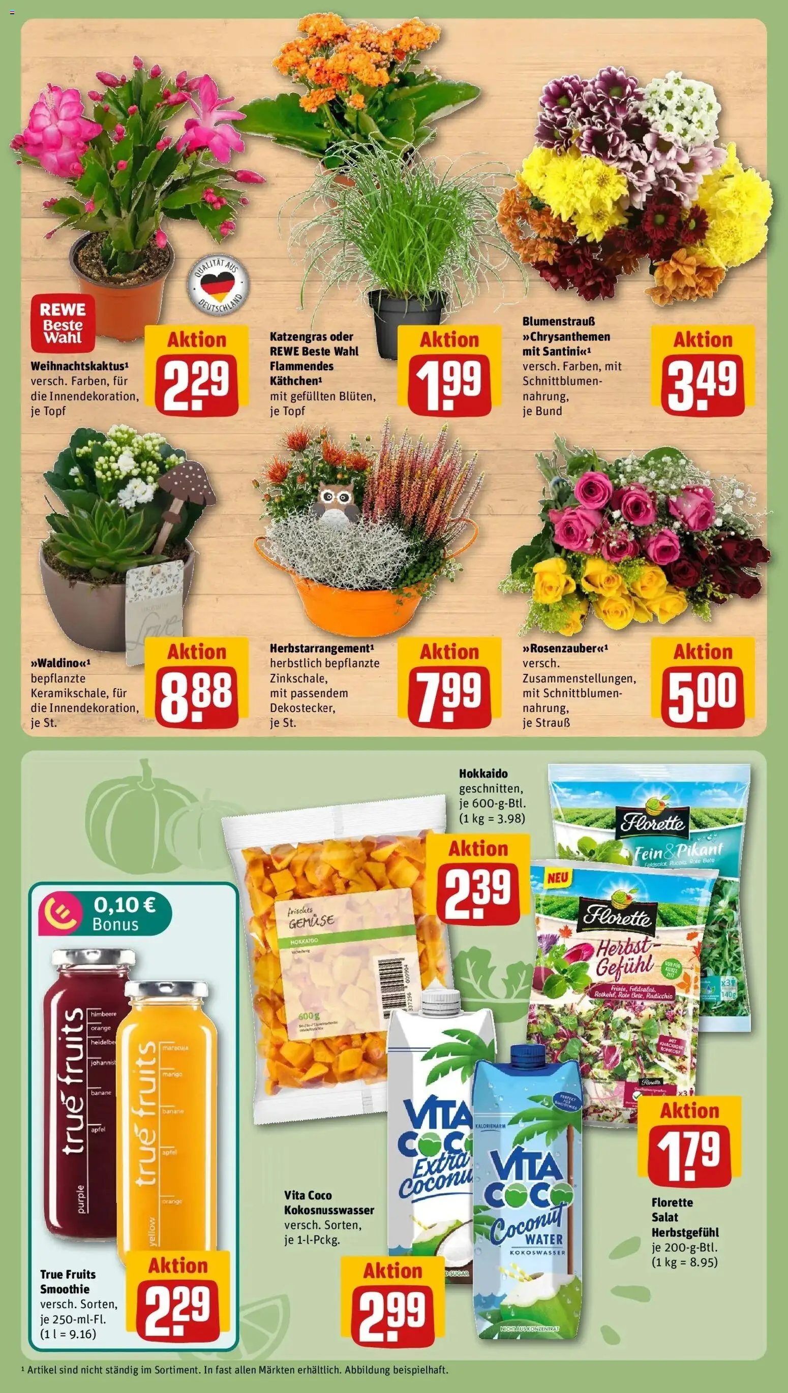 REWE Prospekt ab 26.10.2026 zum Blättern » Angebote | Seite: 7 | Produkte: Rucola, Gemüse, Mango, Himbeere