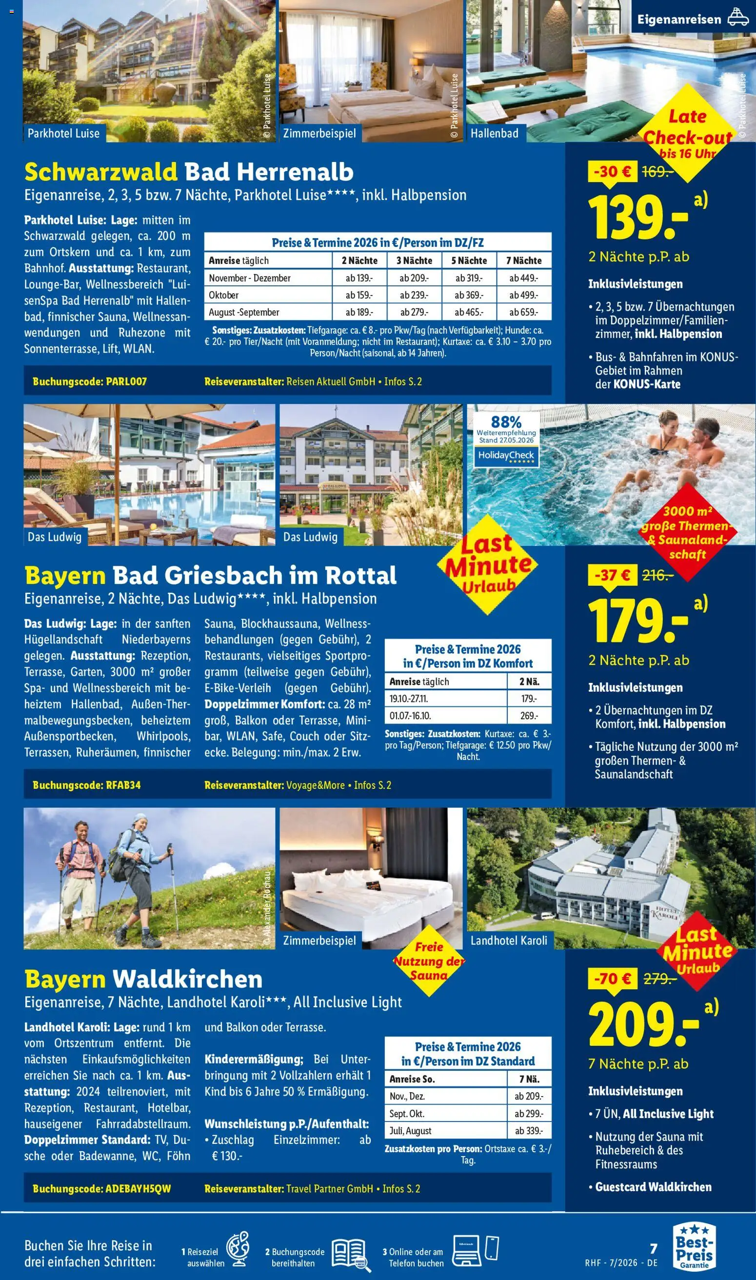 Lidl Reisen Prospekt – gültig ab 01.07.2026 | Seite: 7