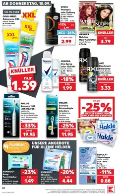 Kaufland Prospekt Ludwigsburg ab 10.09.2026 gültig | Seite: 44 | Produkte: Shampoo, Spülung, Deodorant, Deospray