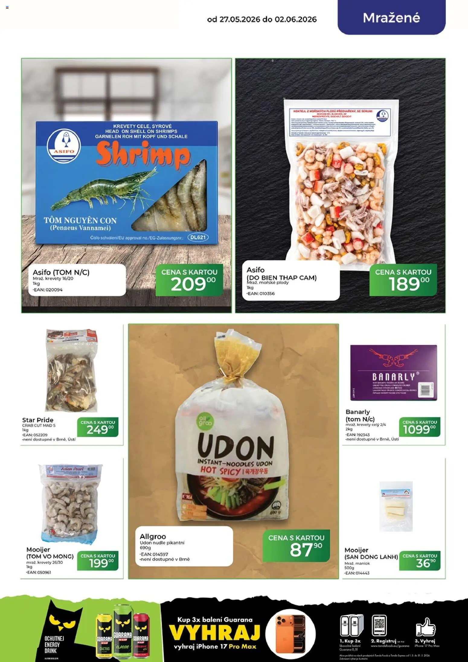 Tamda Foods leták od 27.05.2026 | Strana: 23 | Produkty: Sérum, Iphone, Udon nudle, Krevety
