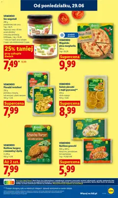 Náhled letáku Lidl Polsko leták od 29.06.2026 | Strana: 51 | Produkty: Vegan, Burger, Pizza, Gnocchi