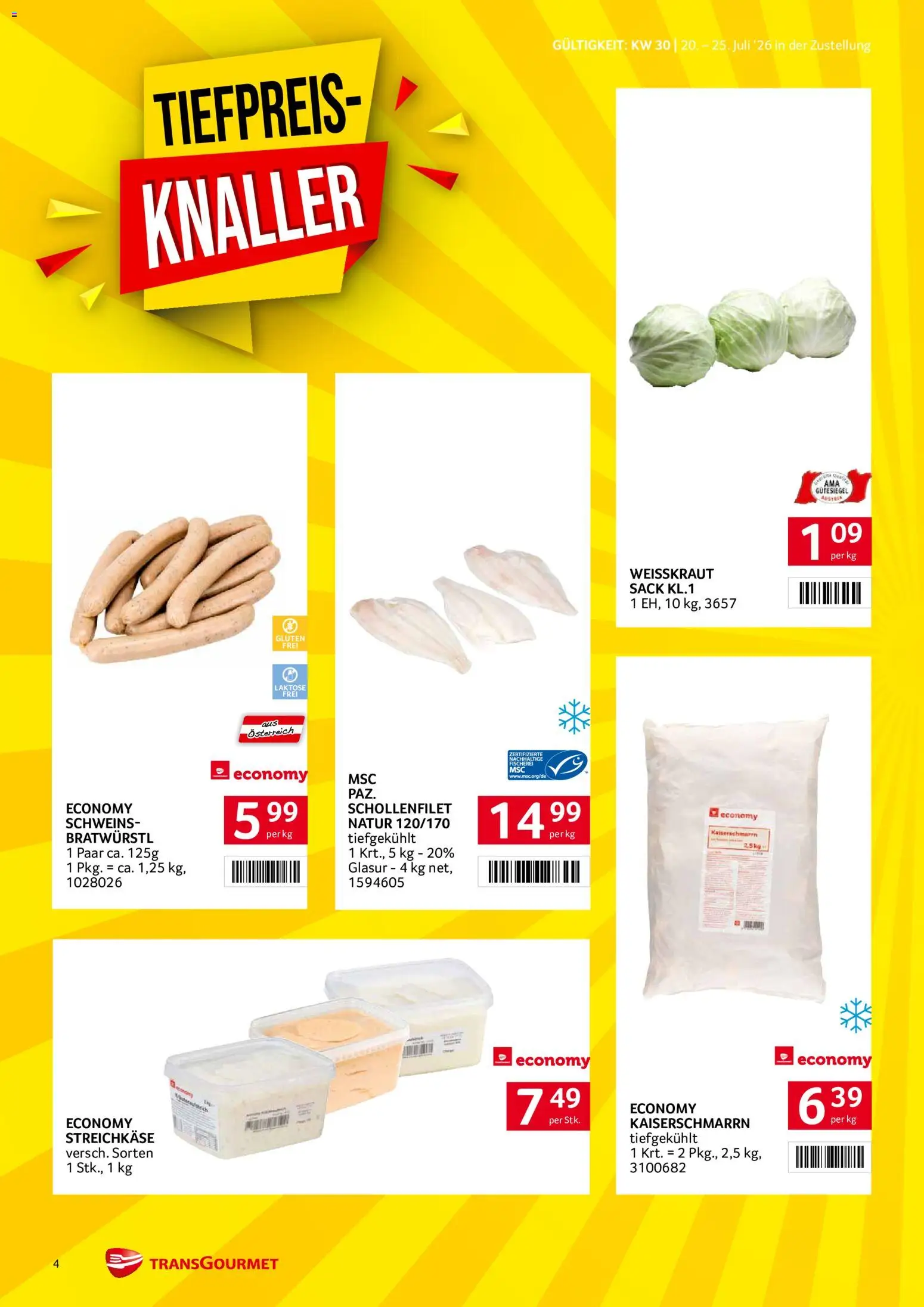 Transgourmet Zustellaktion gültig ab 20.07.2026 | Seite: 4