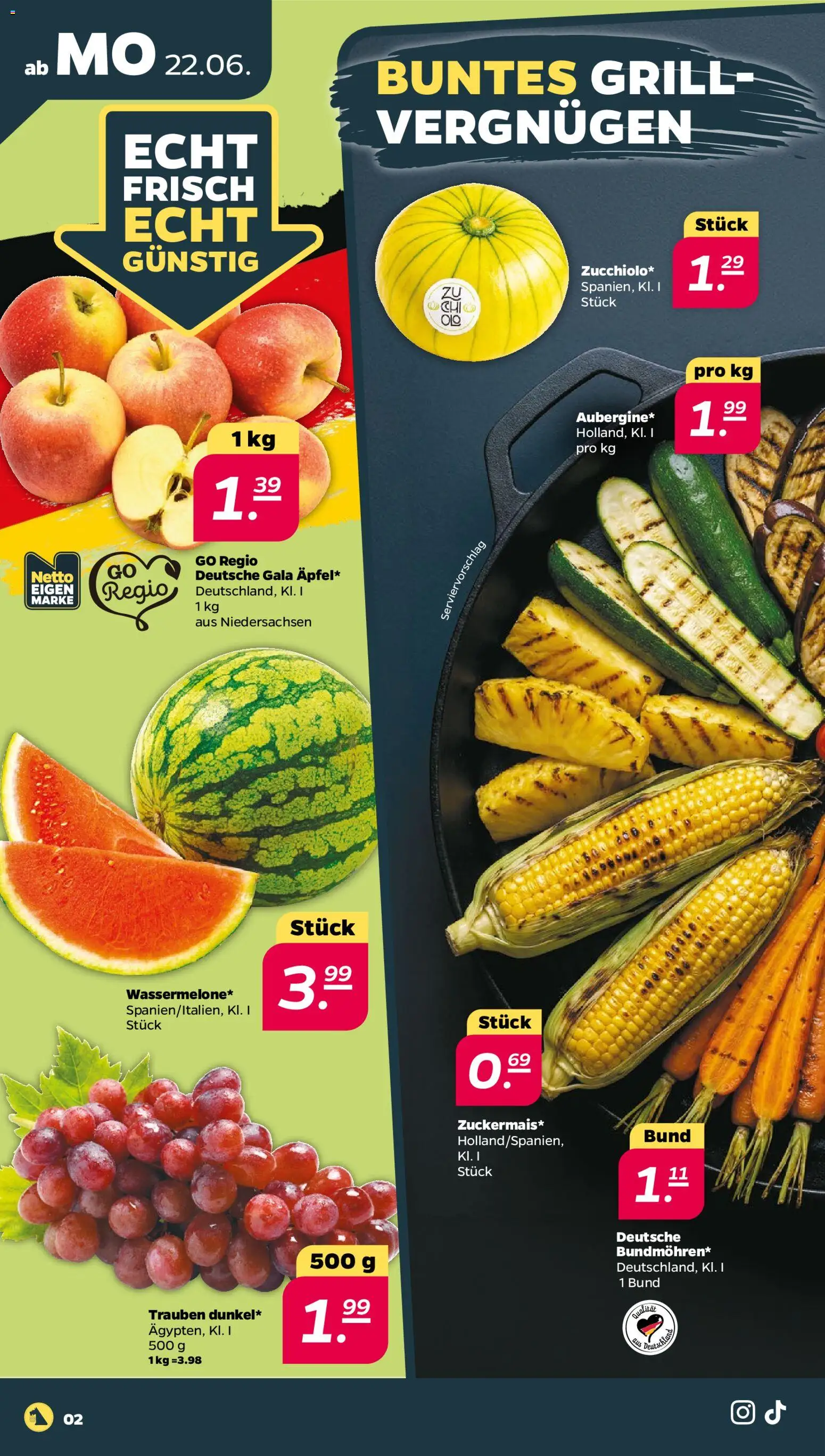 Netto Prospekt | 22.06.2026 | Wie erhält man einen begrenzten Rabatt? | Deutschland