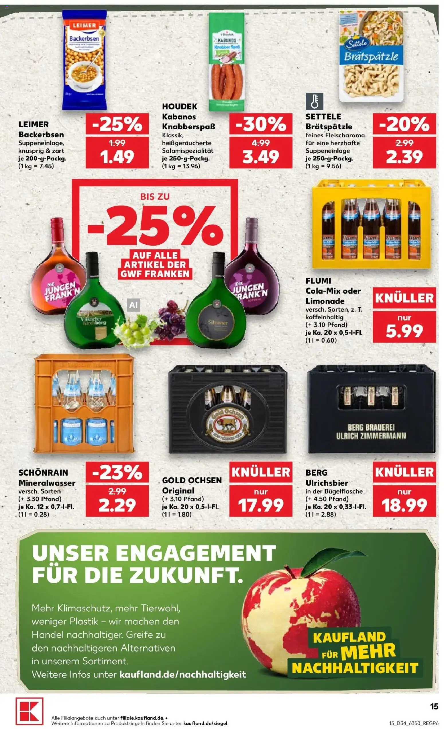 Prospekt Kaufland ab 17.08.2026 » Angebote Online zum Blättern | Seite: 26 | Produkte: Limonade, Mineralwasser