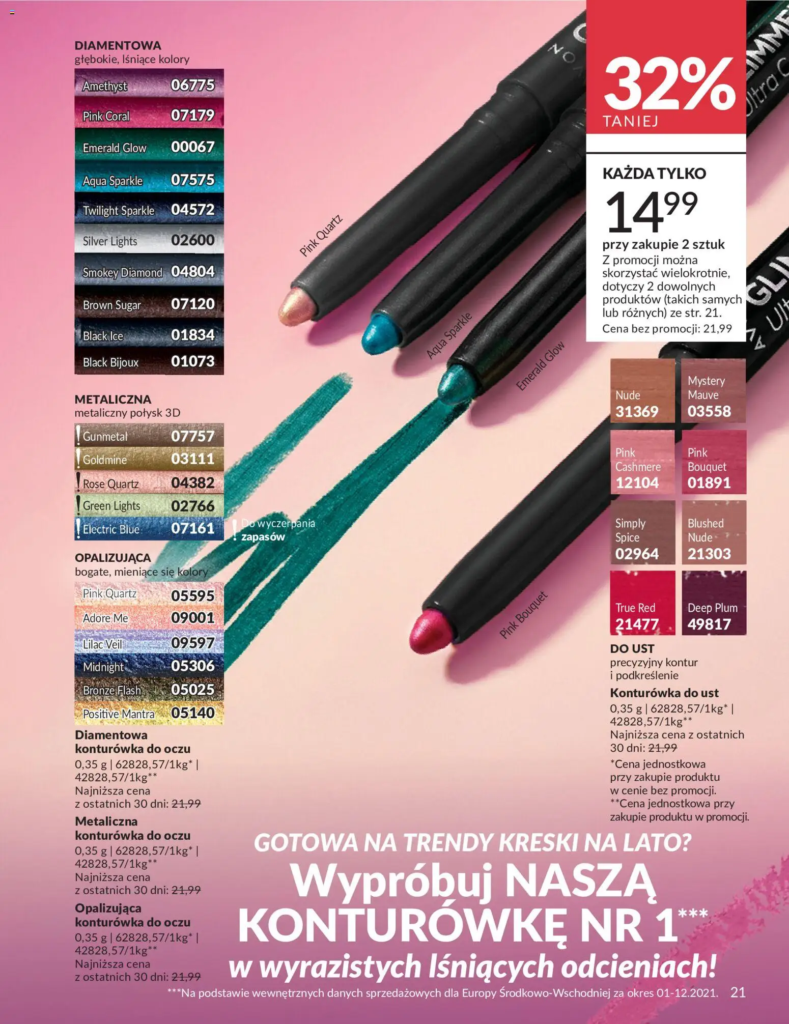 Avon Katalog 6 2026 od 01.06.2026 | Strona: 21 | Produkty: Konturówka