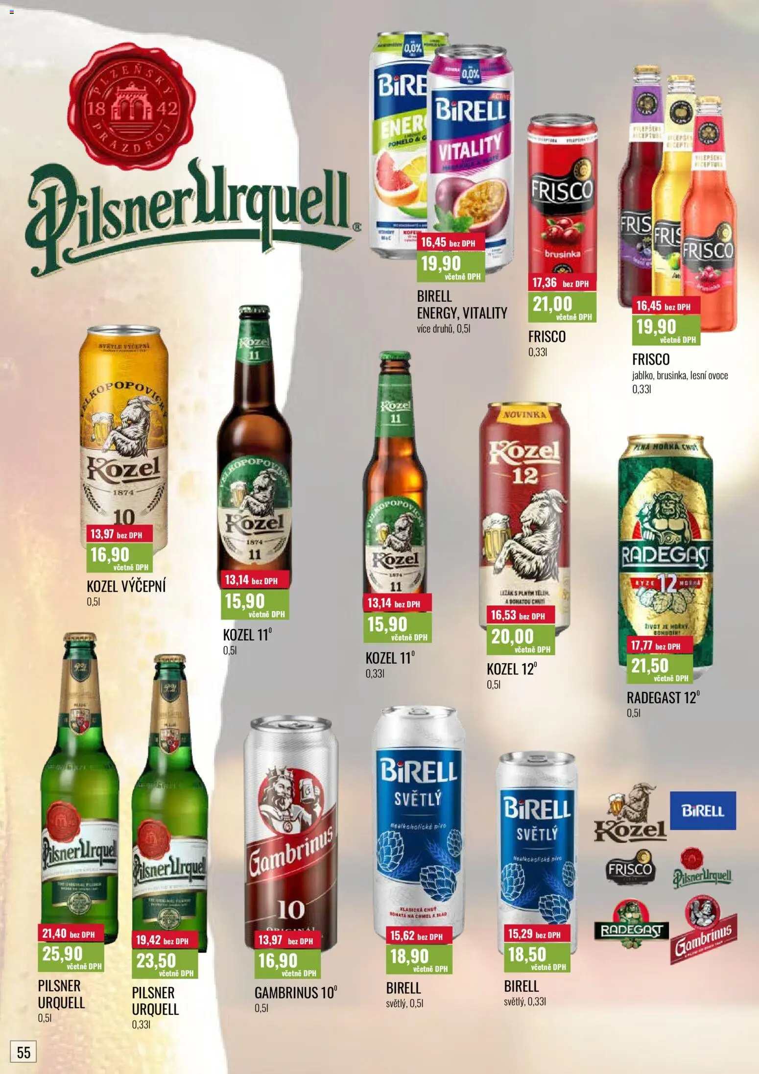 Ratio leták od 01.06.2026 | Strana: 56 | Produkty: Pomelo, Birell, Kozel, Radegast