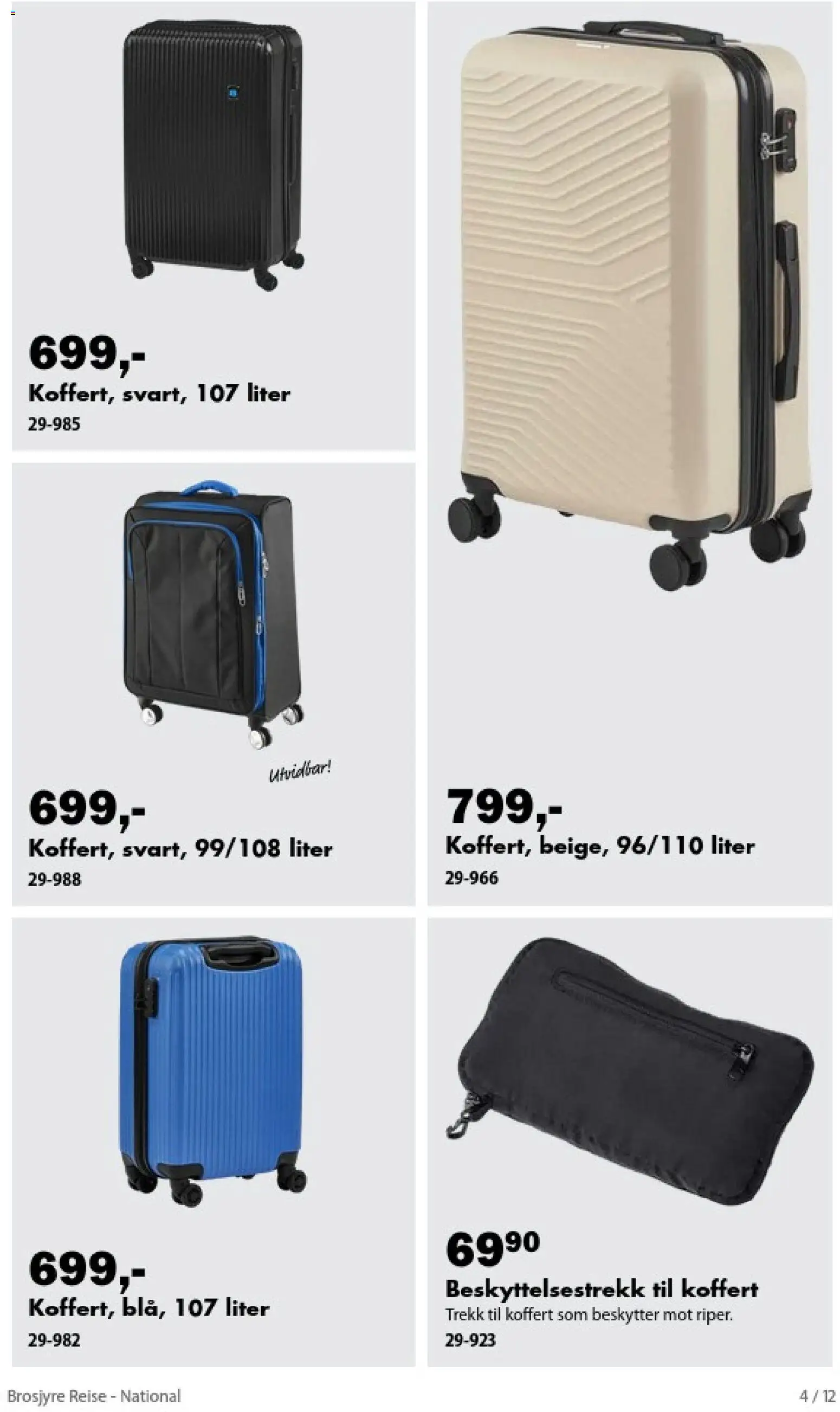{H1} | Side: 4 | Produkter: Koffert