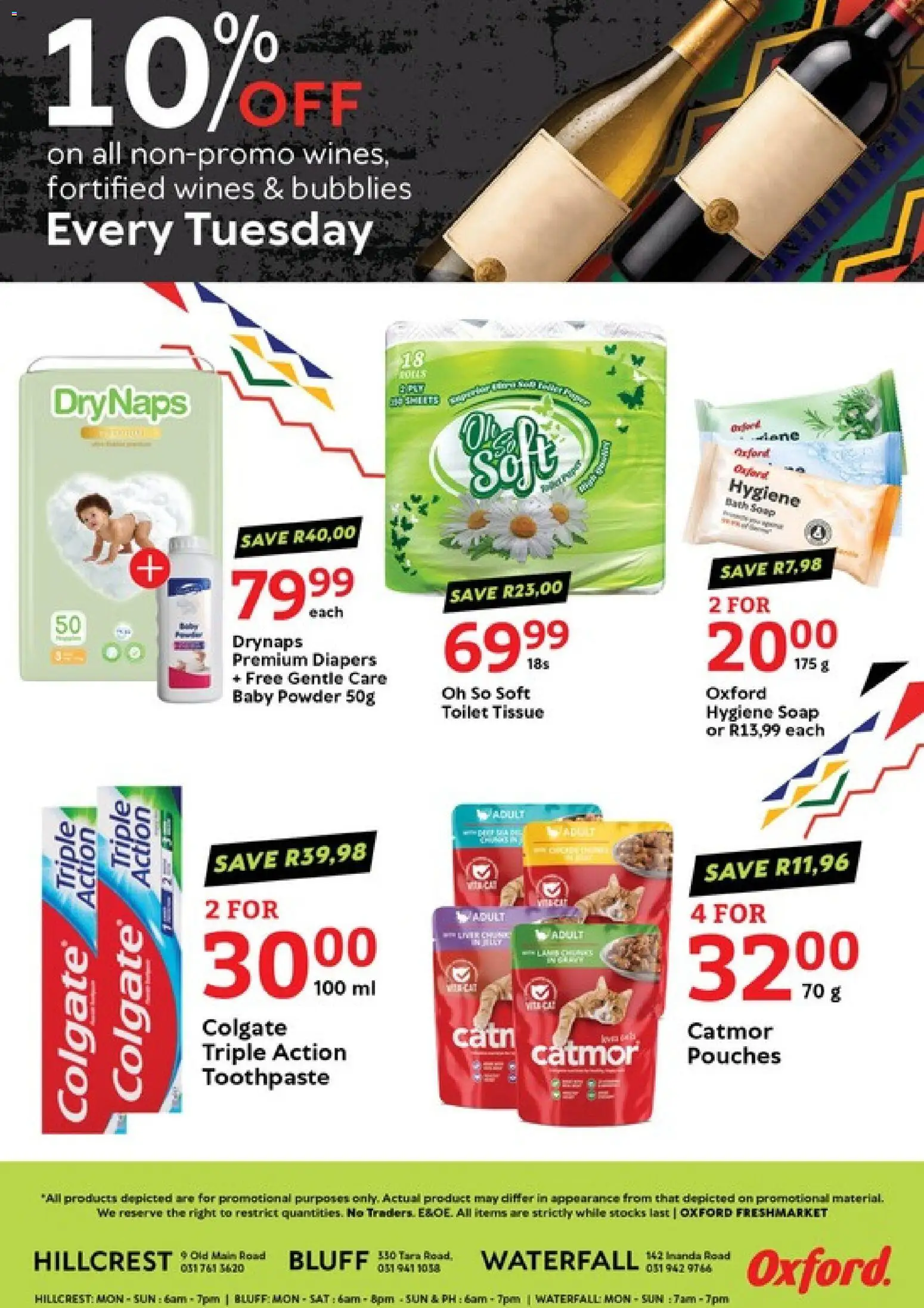 New Oxford Freshmarket catalogue – valid from 15/09/2026 | Page: 8 | Products: Diapers, Pouches, Bath, Soap
