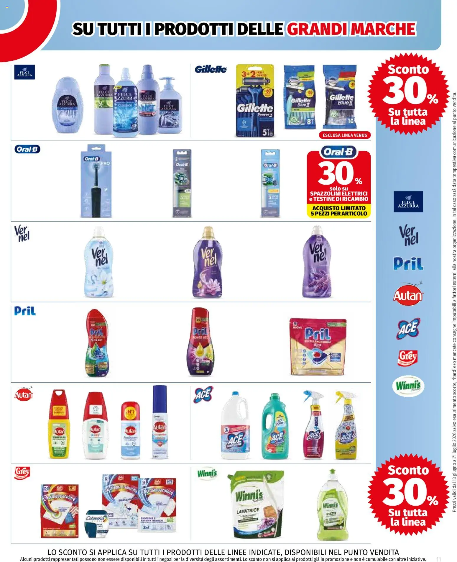 Volantino COOP del 18.06.2026 | Pagina: 11 | Prodotti: Lavatrice