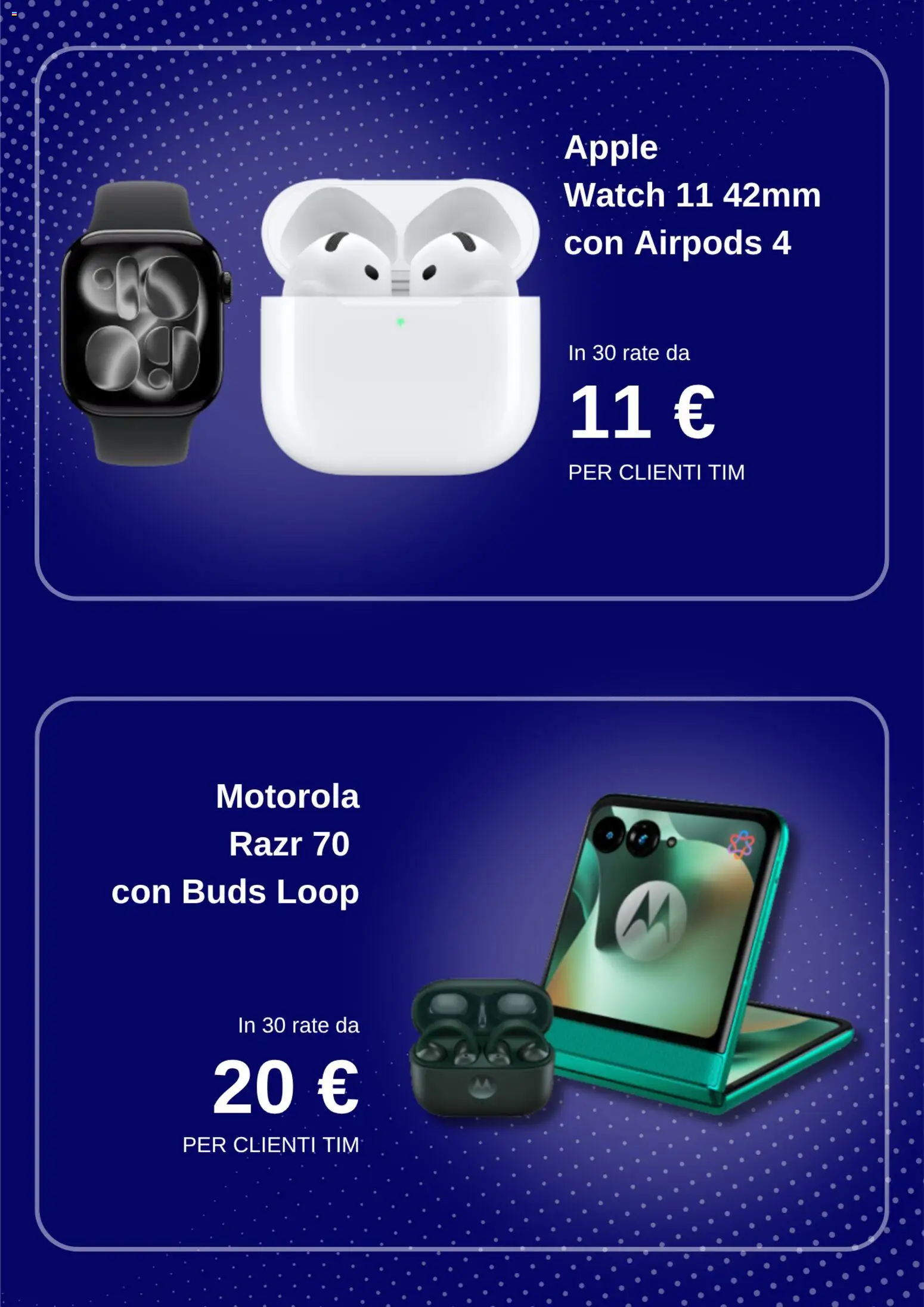 Volantino TIM del 23/09/2026 | Pagina: 5 | Prodotti: Apple Watch, Airpods