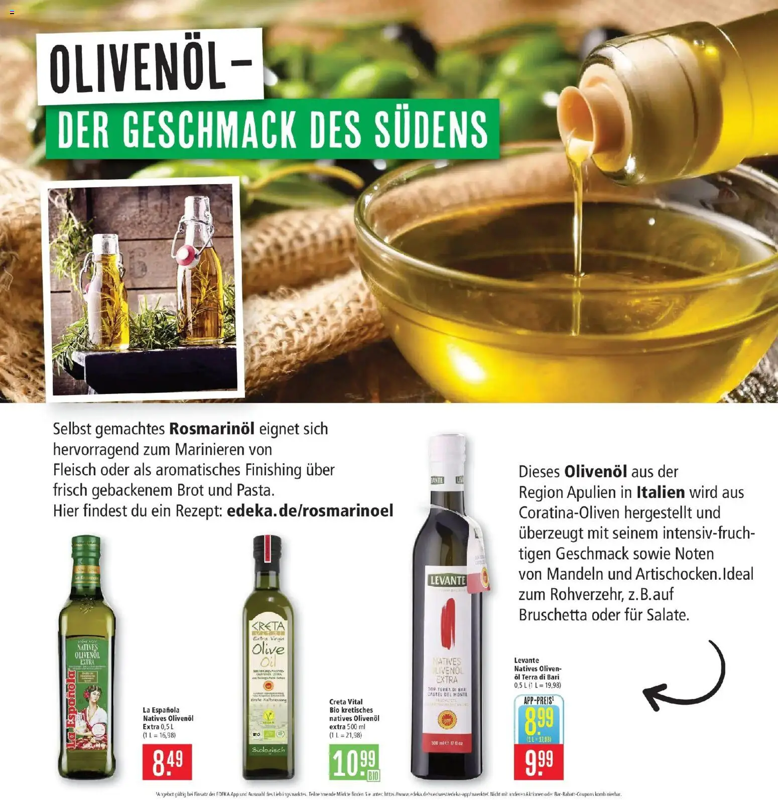 Marktkauf Prospekt Friedrichshafen (ab 19.10.2026) » Angebote online | Seite: 18 | Produkte: Öl, Olivenol, Brot, Fleisch