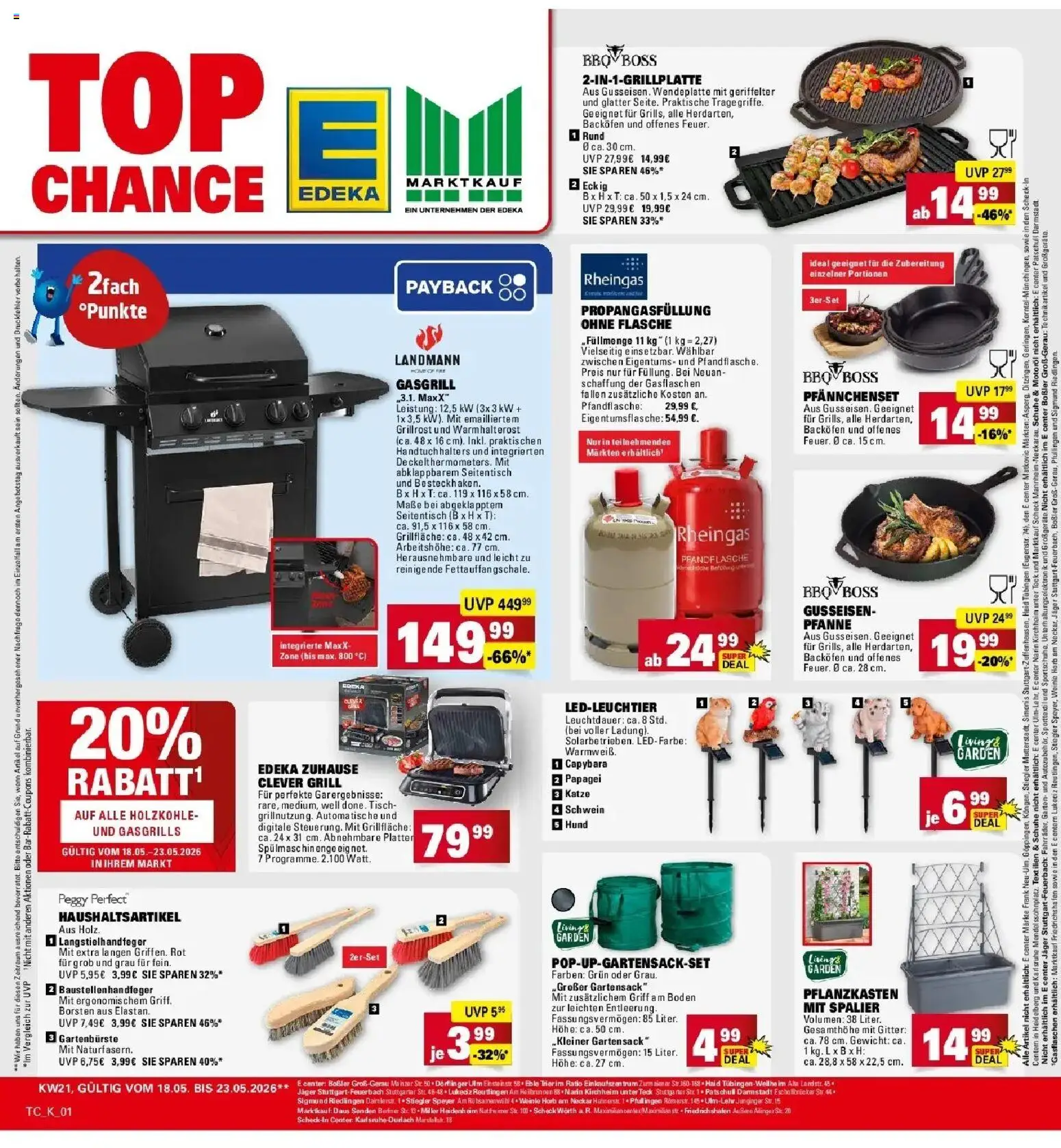 E center Prospekt Stuttgart - Feuerbach – gültig ab 17.05.2026 | Seite: 66 | Produkte: Gewicht, Grill, Tisch, Backofen