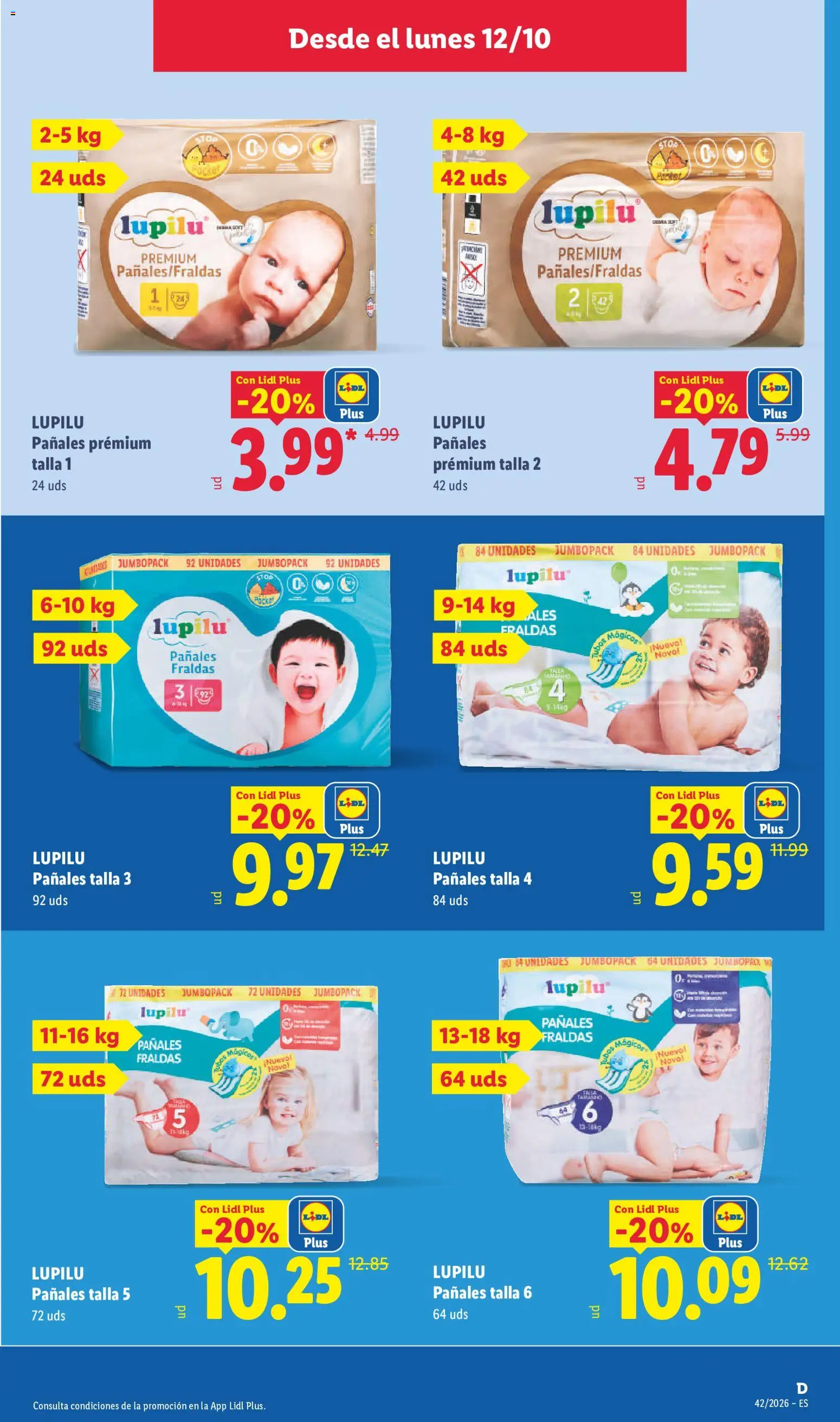 Lidl folleto de bazar │ válido desde el 12/10/2026 | Página: 25 | Productos: Pañales
