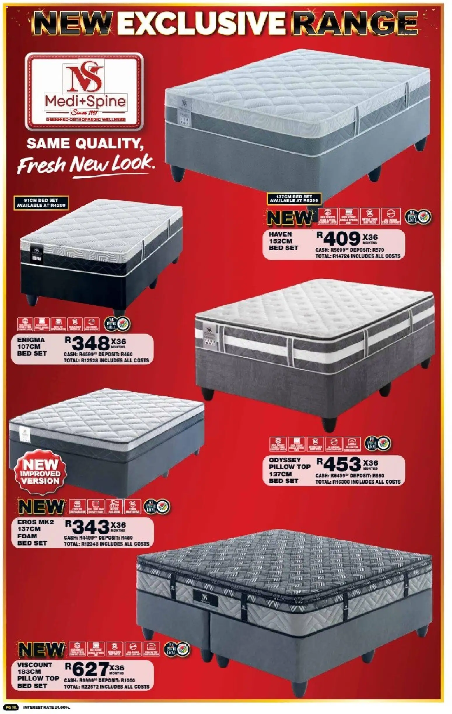 New Lewis Stores catalogue – valid from 05/10/2026 | Page: 10 | Products: Bed, Pillow, Foam