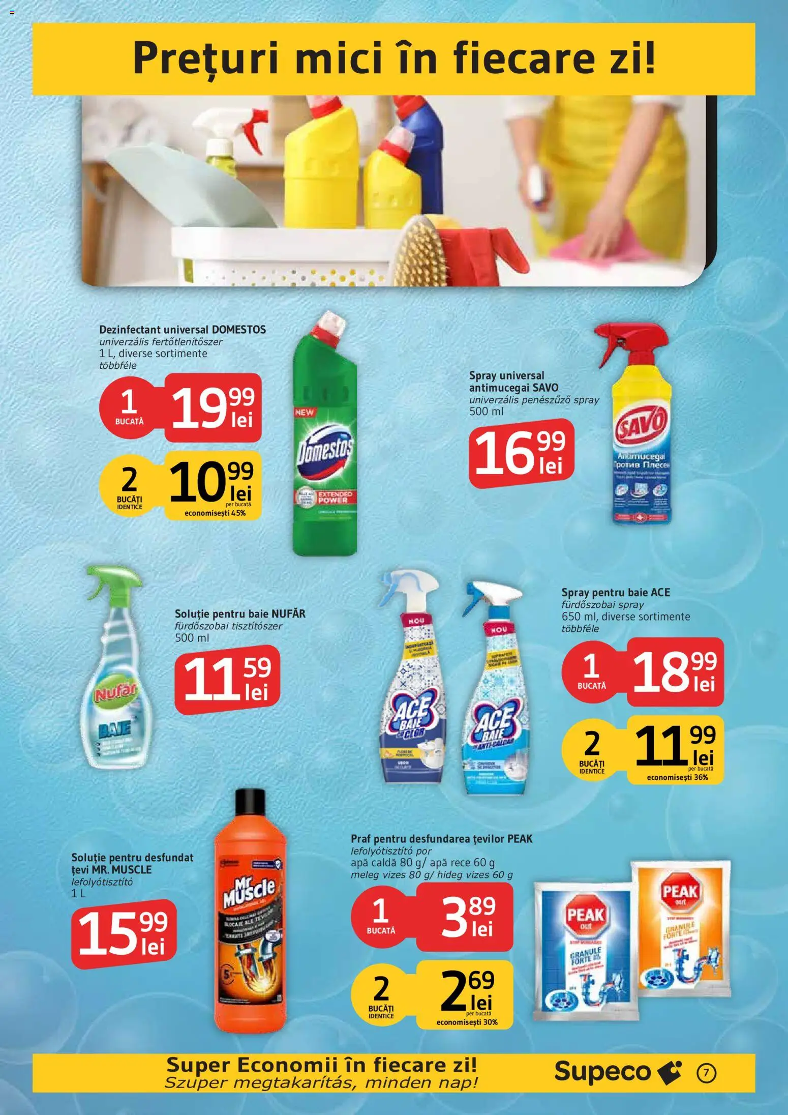 Noul catalog Supeco – valabil de la 01.10.2026 | Pagină: 7 | Produse: Mici, Apă, Power, Dezinfectant
