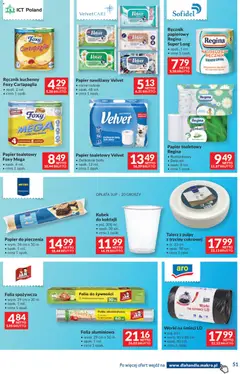 Pogląd oferty "Makro gazetka - Dystrybucja do sklepów" - ważna od 09.06.2026 | Strona: 51 | Produkty: Folia spożywcza, Papier toaletowy, Rolki, Papier do pieczenia