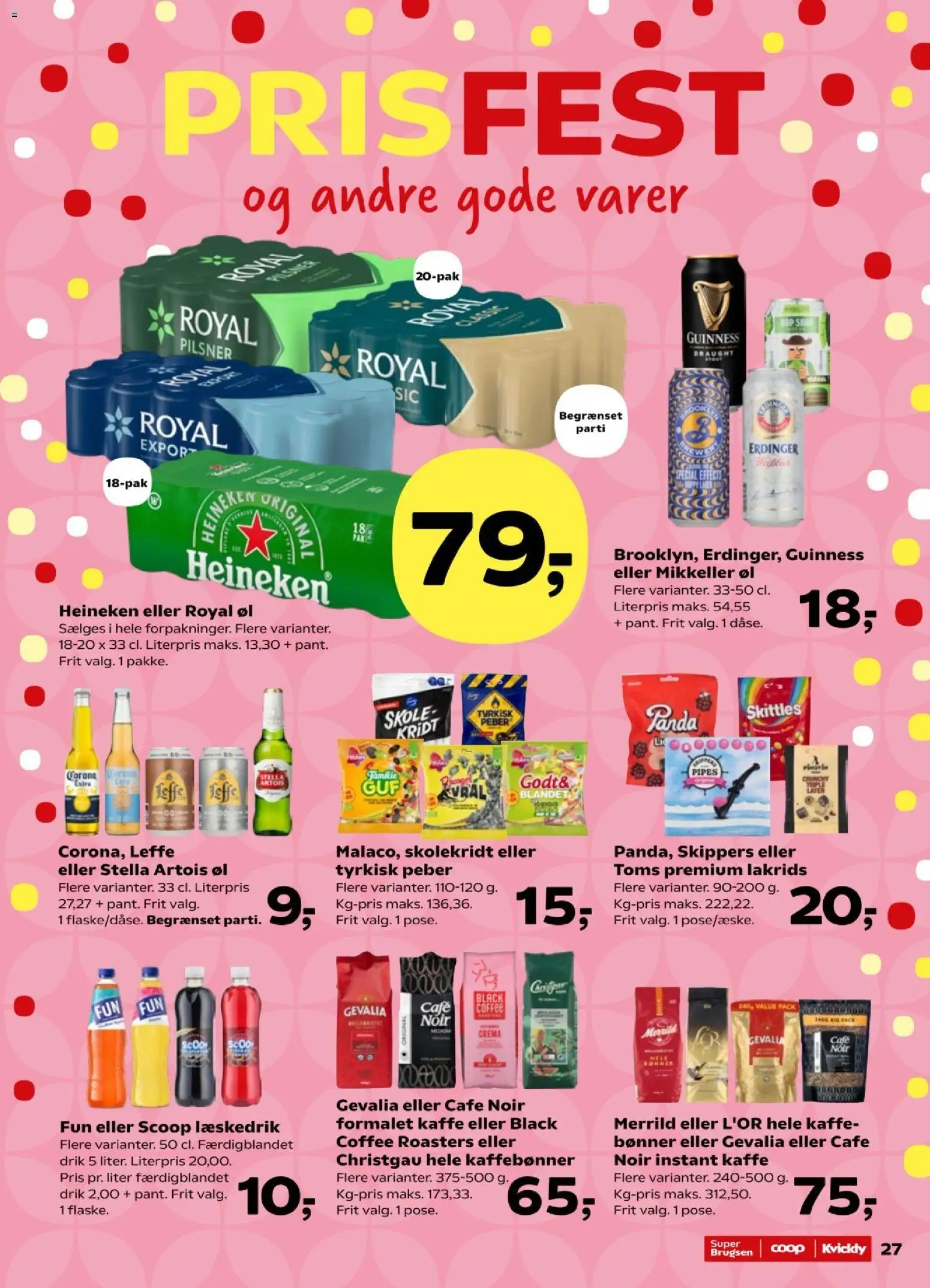 Kvickly tilbudsavis – gyldig fra 14/08/2026 | Side: 31 | Produkter: Kaffe, Øl, Bønner, Lakrids