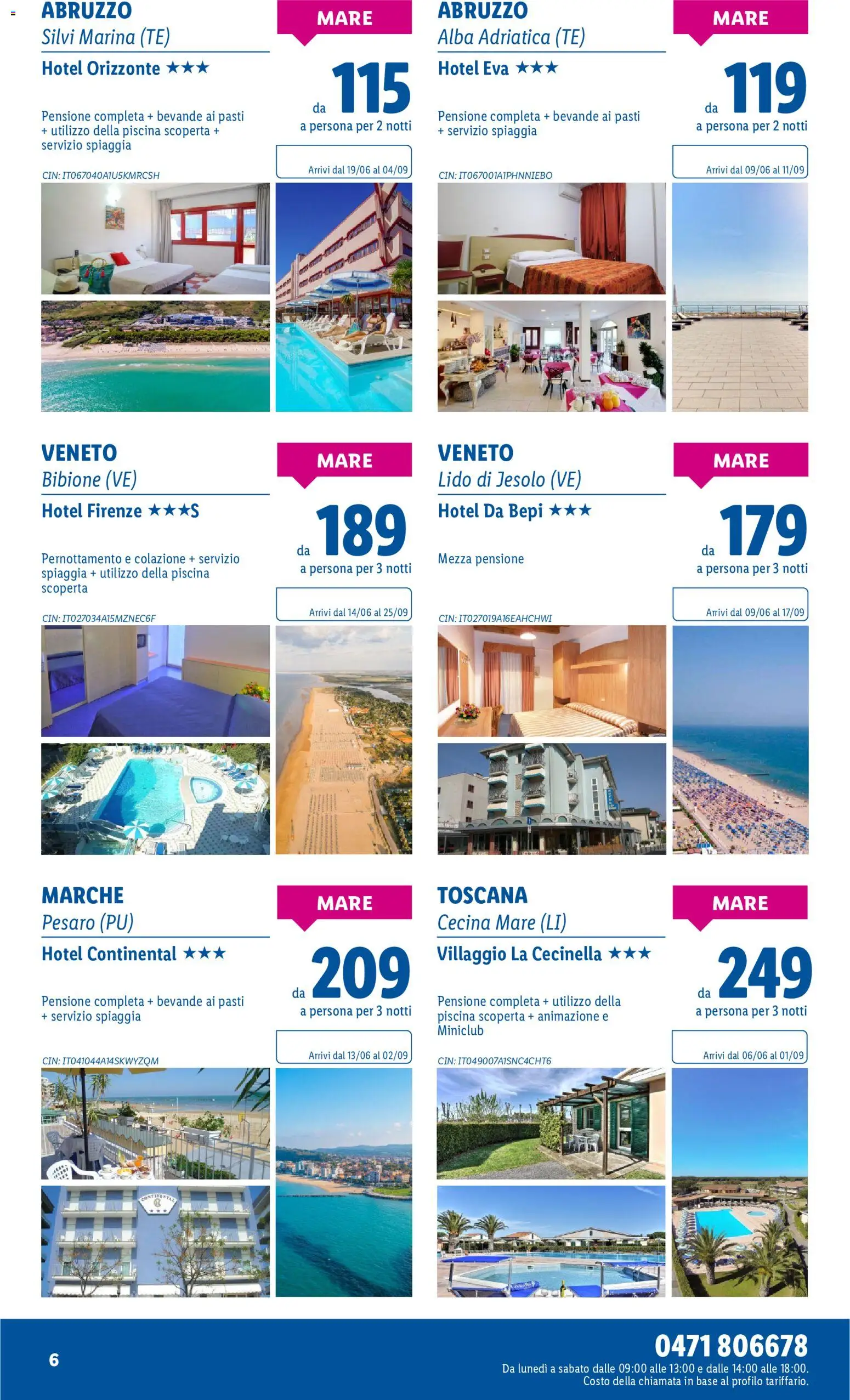 Volantino Lidl del 01.06.2026 | Pagina: 6 | Prodotti: Tè, Piscina