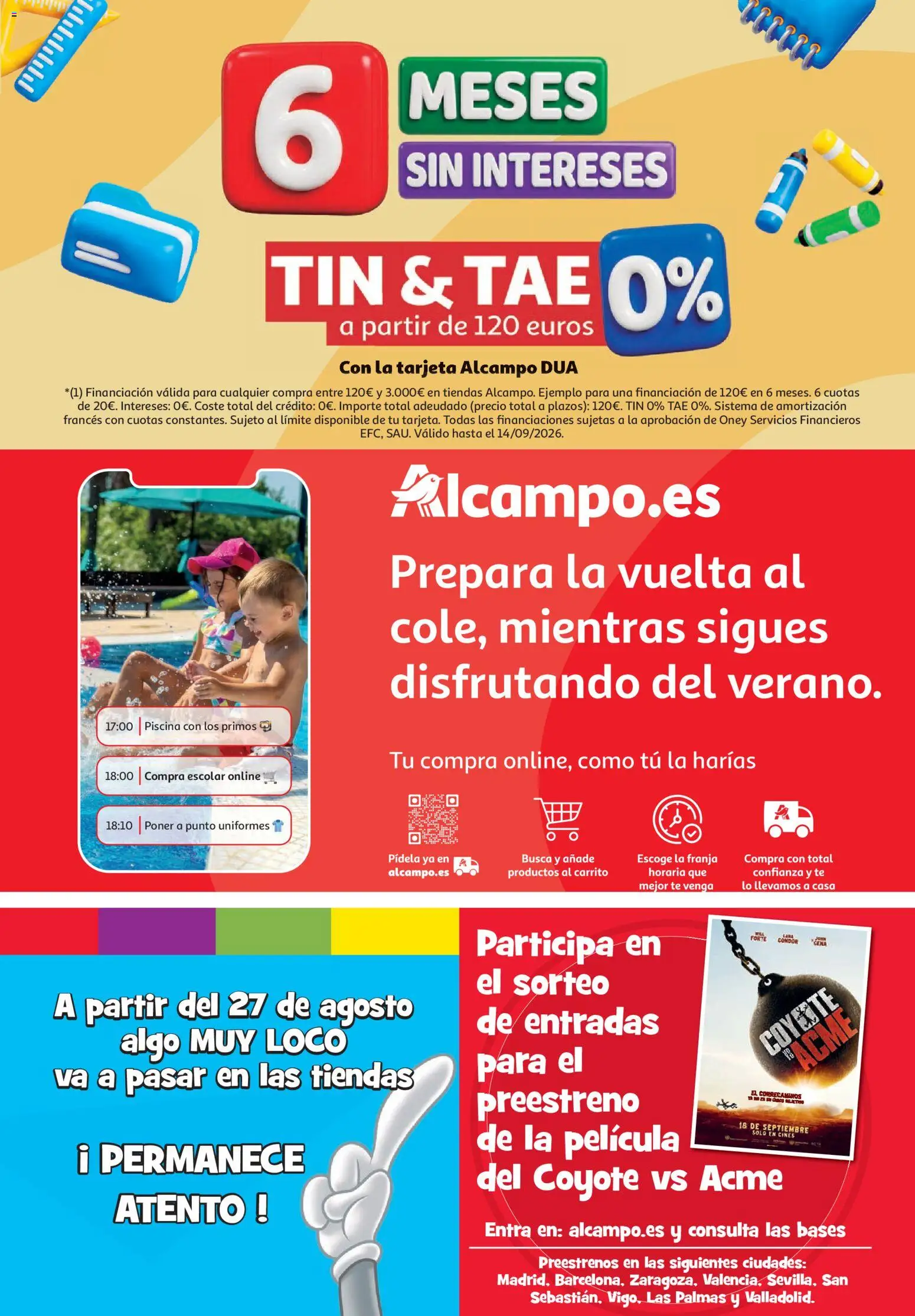 Alcampo - Superstore │ válido desde el 13/08/2026 | Página: 2 | Productos: Té, Piscina