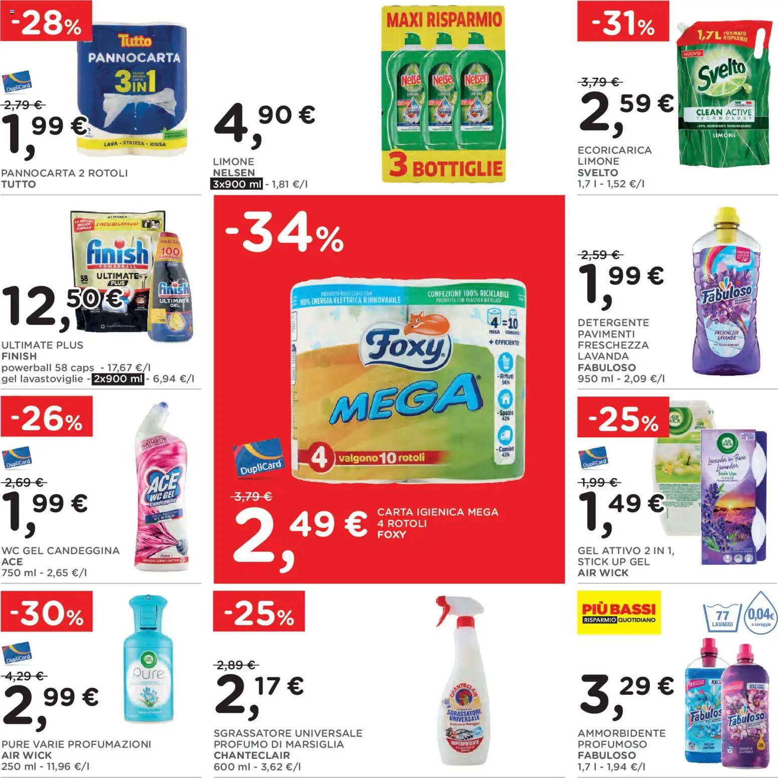 Volantino Poli del 28/10/2026 | Pagina: 30 | Prodotti: Ammorbidente, Detergente, Lavastoviglie, Lavanda