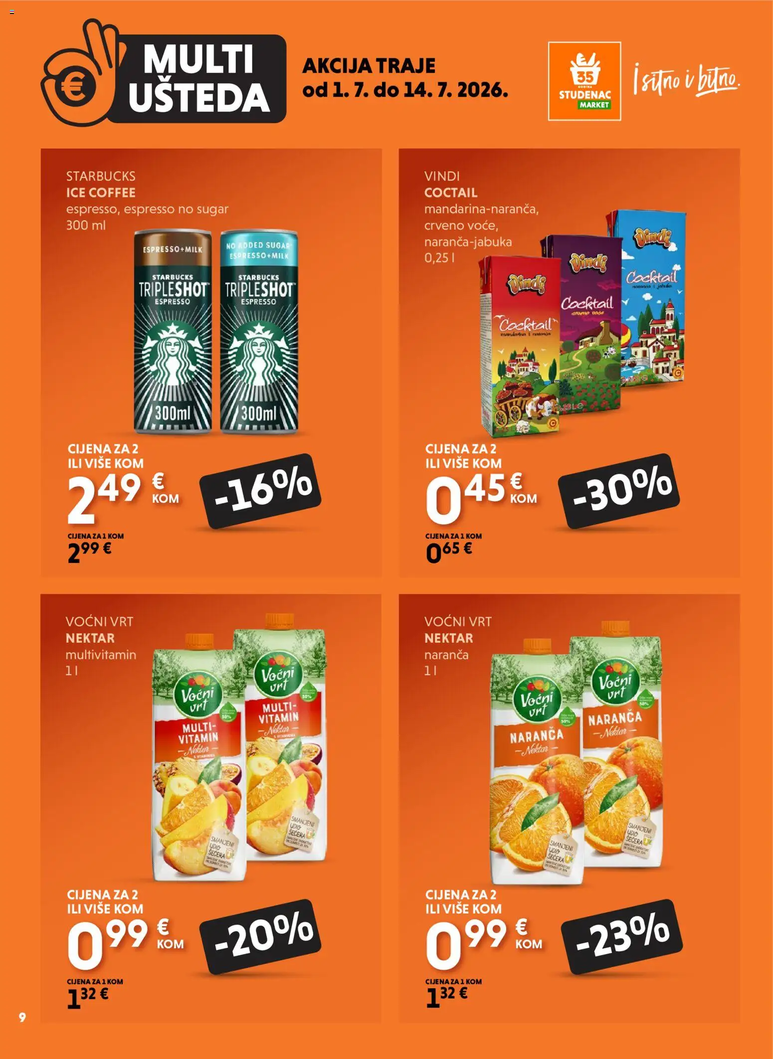 Studenac katalog | vrijedi od 01.07.2026 | Stranica: 9