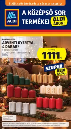 Aldi Fekete Novemberi - amely érvényes a következő dátumtól: 2026.11.05.