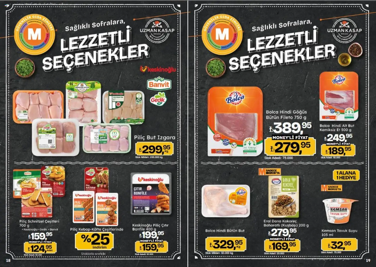 Migros Katalog - Migroskop - 22 Ekim 2026 tarihinden itibaren geçerlidir | Sayfa: 10 | Ürünler: Tavuk suyu, Et, Piliç, Hindi göğüs