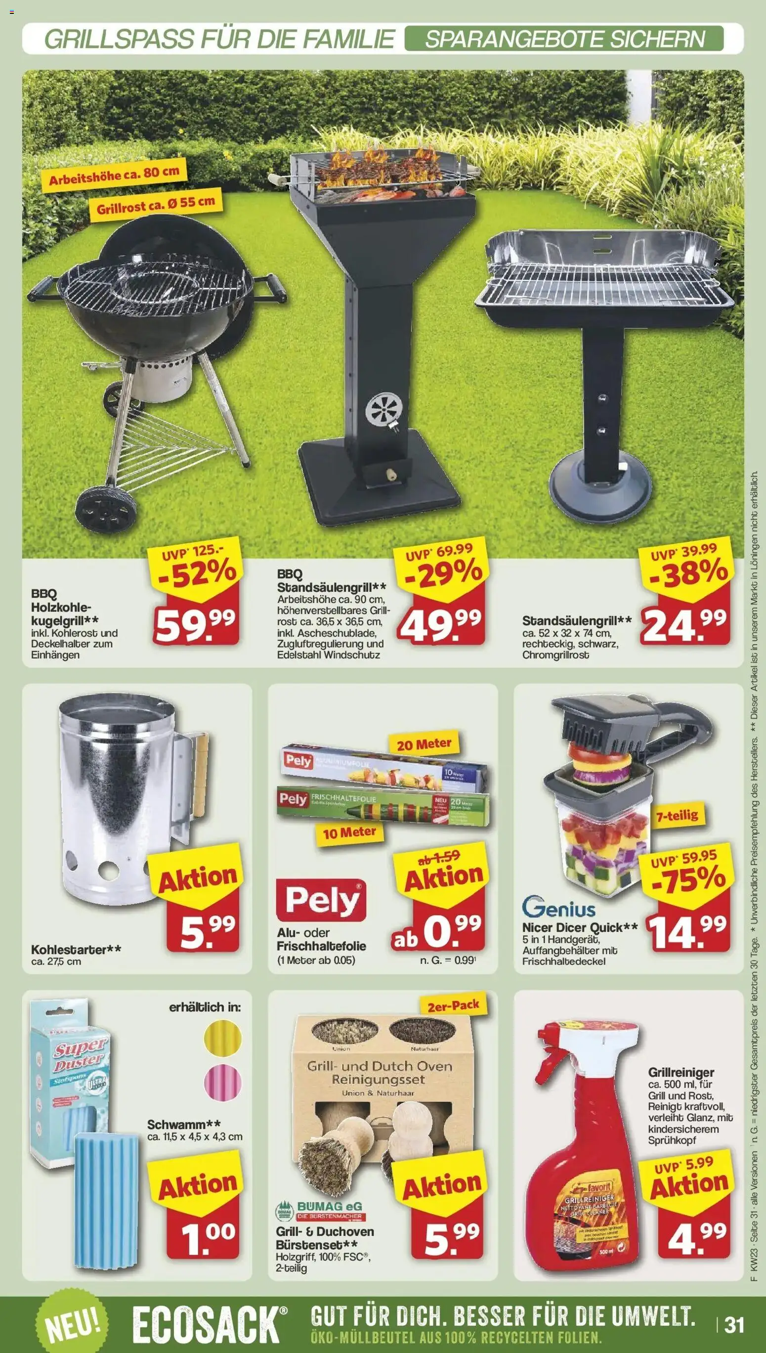 Famila Nordwest Wochenangebote – gültig ab 01.06.2026 | Seite: 31 | Produkte: Grill
