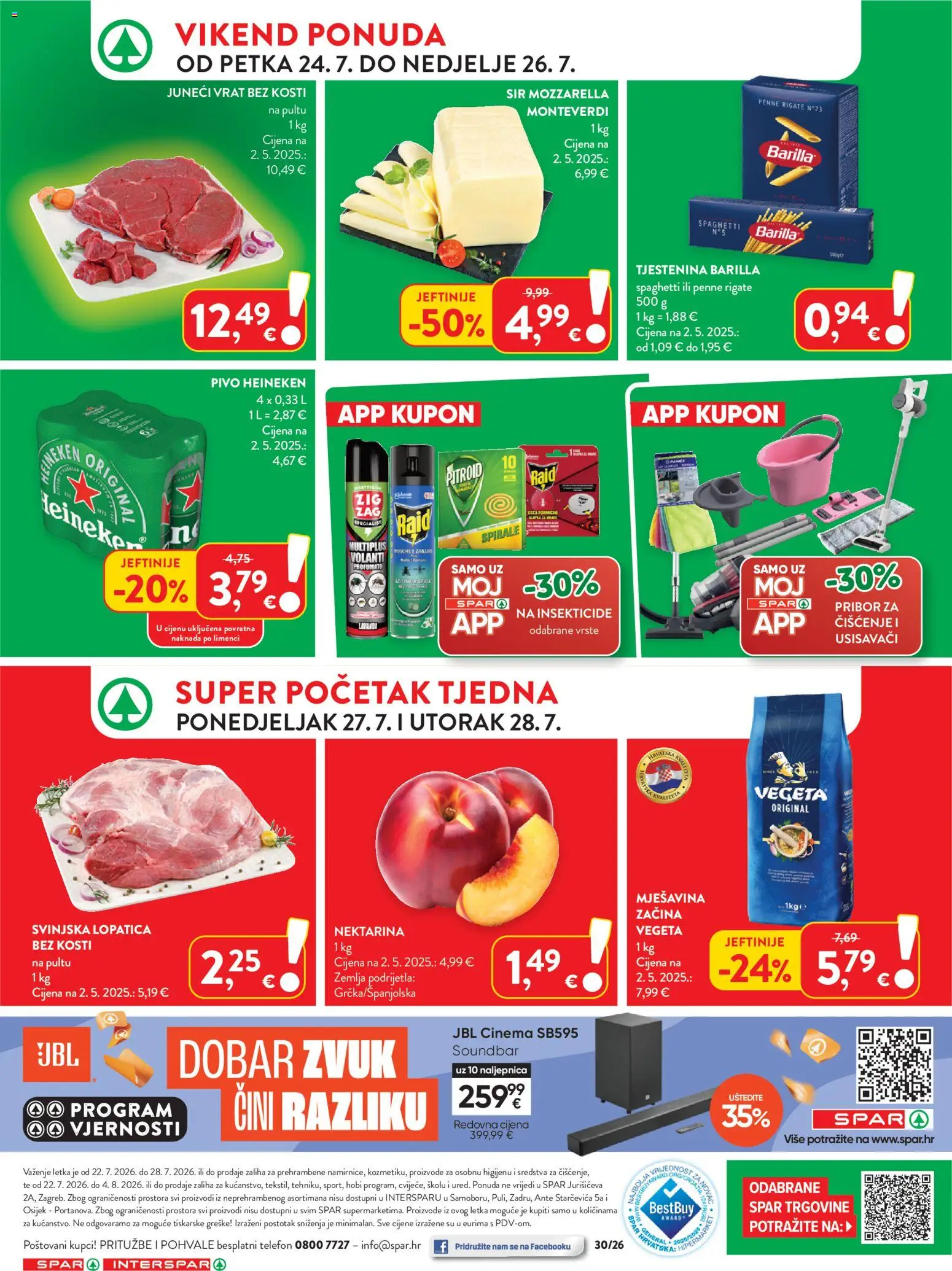 Spar katalog | vrijedi od 22.07.2026 | Stranica: 39 | Proizvodi: Sir, Pivo, Lopatica, Telefon