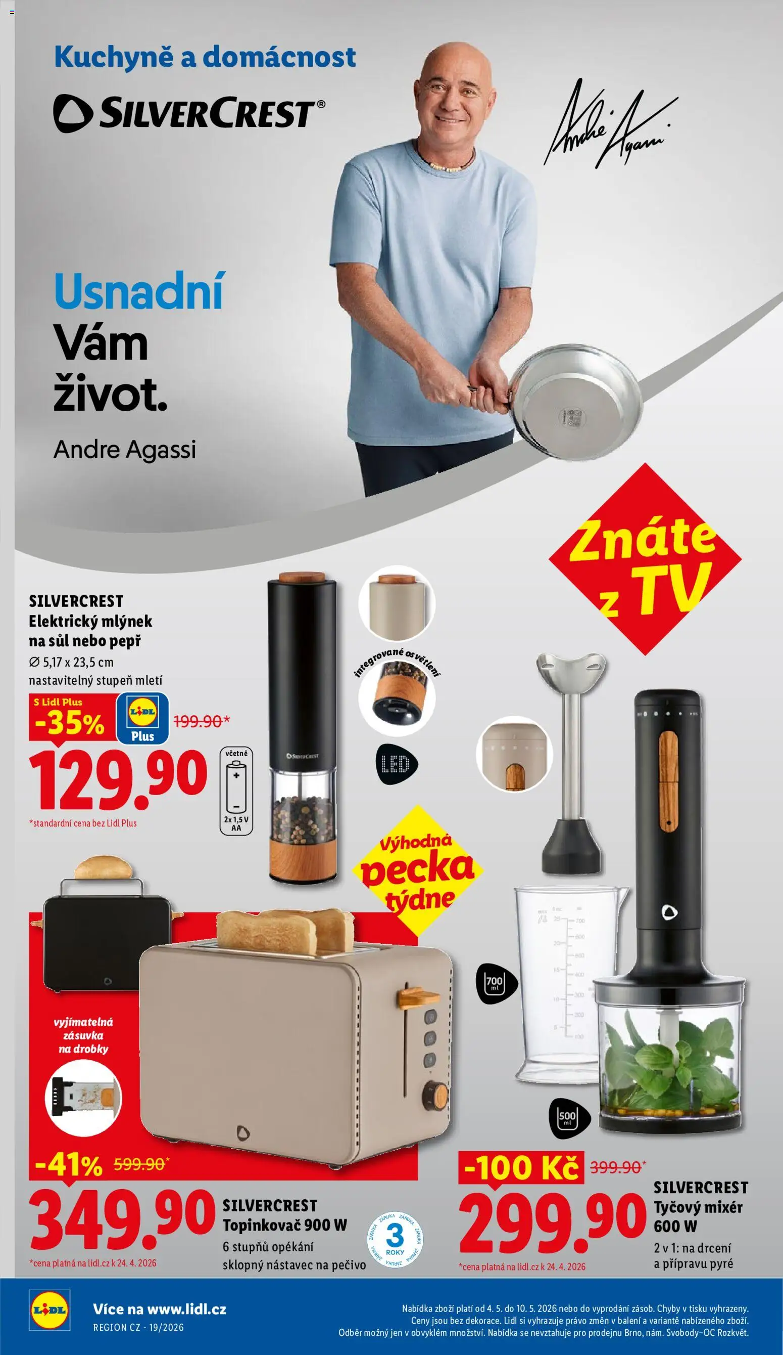 Lidl leták - Spotřební zboží od 04.05.2026 | Strana: 2 | Produkty: Tyčový mixér, Mlýnek, Mixér, Zásuvka